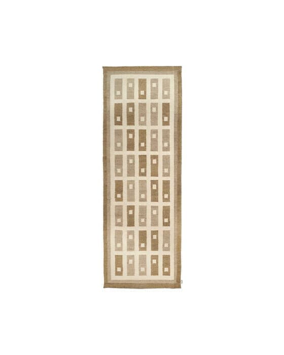 Fyrbo gångmatta beige