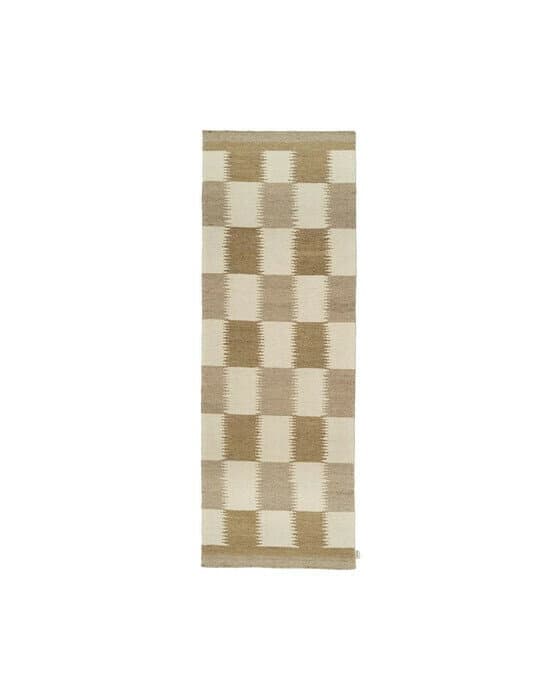 Tagel gångmatta beige