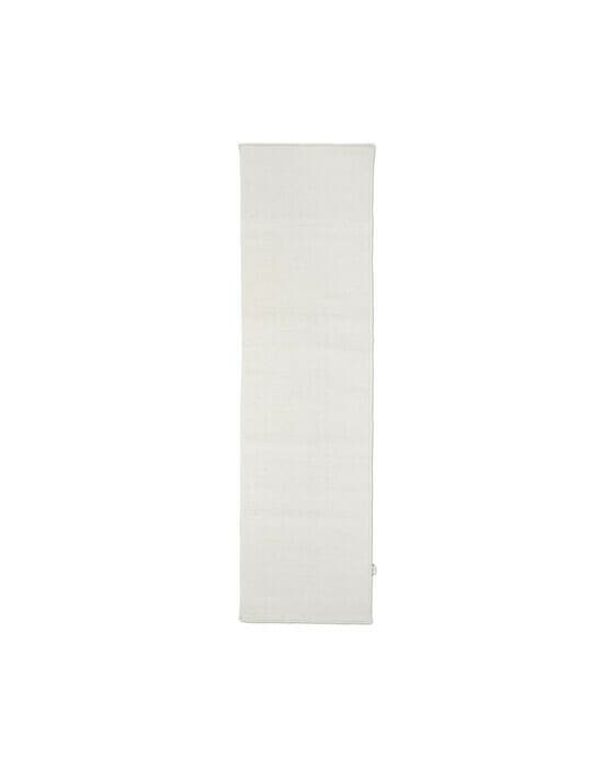 Plain gångmatta off-white