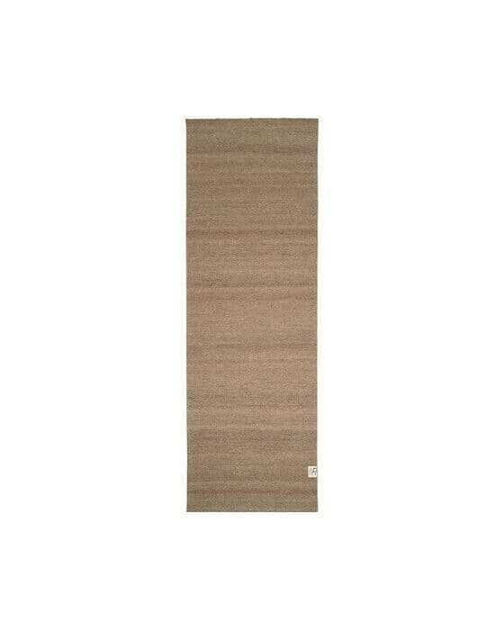 Plain gångmatta naturbeige