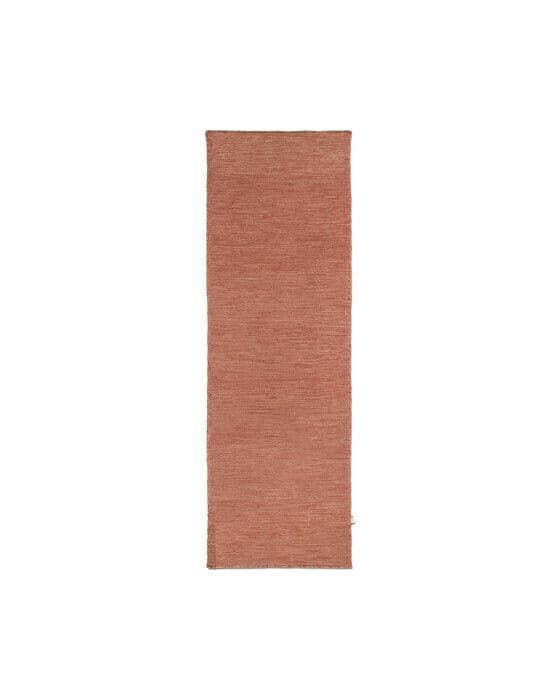 Plain gångmatta coral