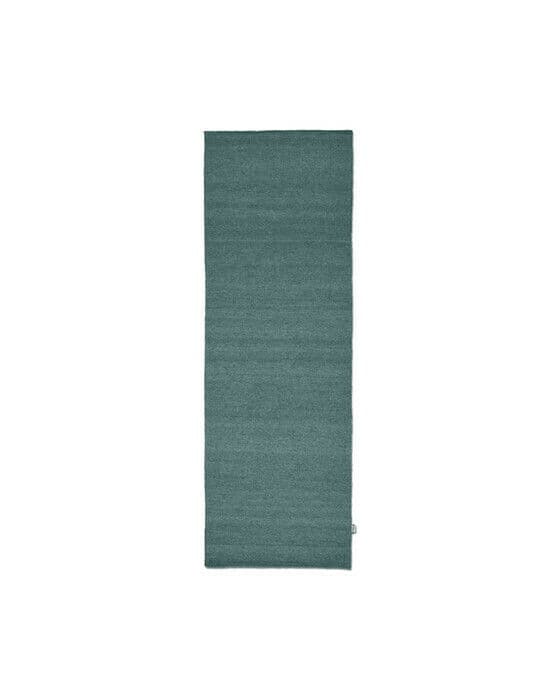Plain gångmatta teal