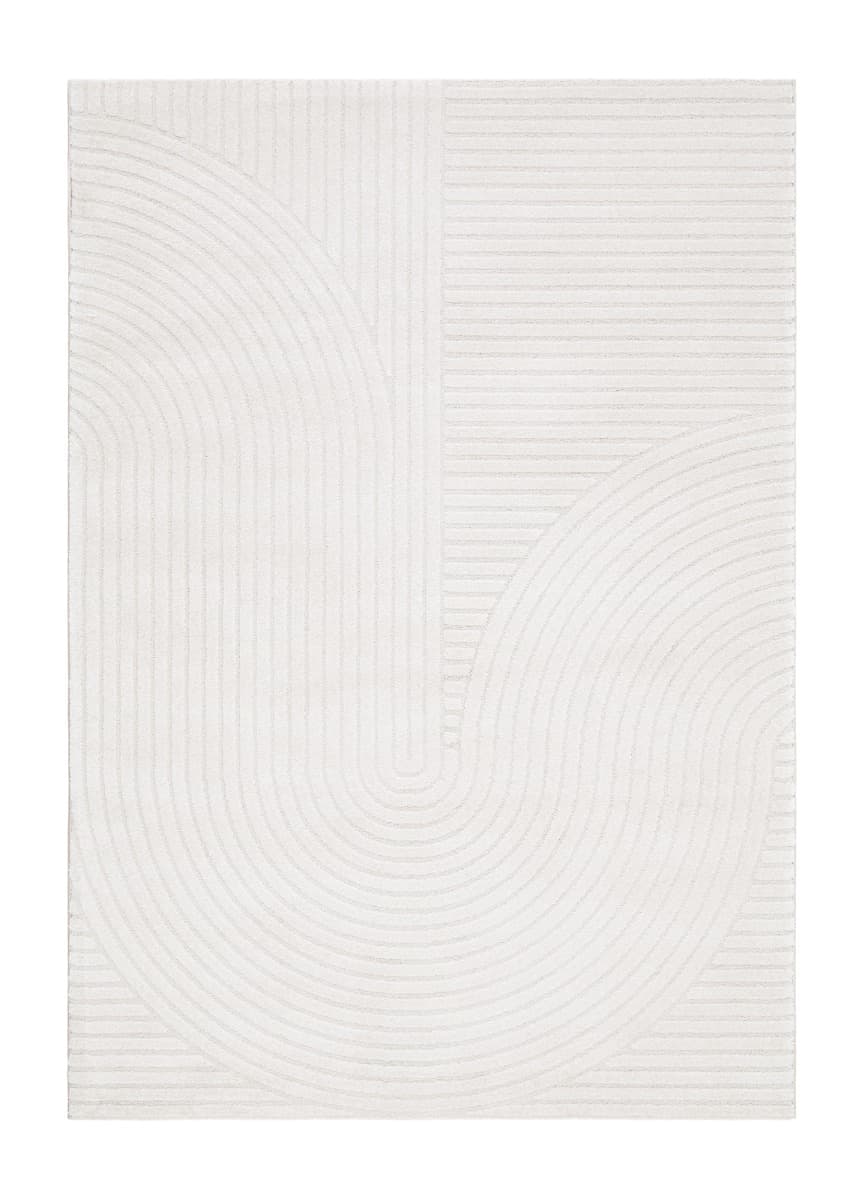 Elarra Kavira Vit 200x290 cm Modern Matta