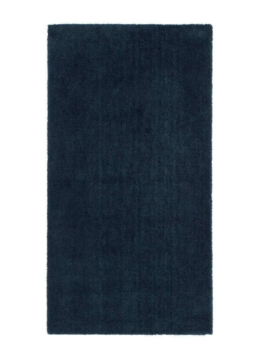 Benny Blå 80x180 cm Tvättbar Ryamatta