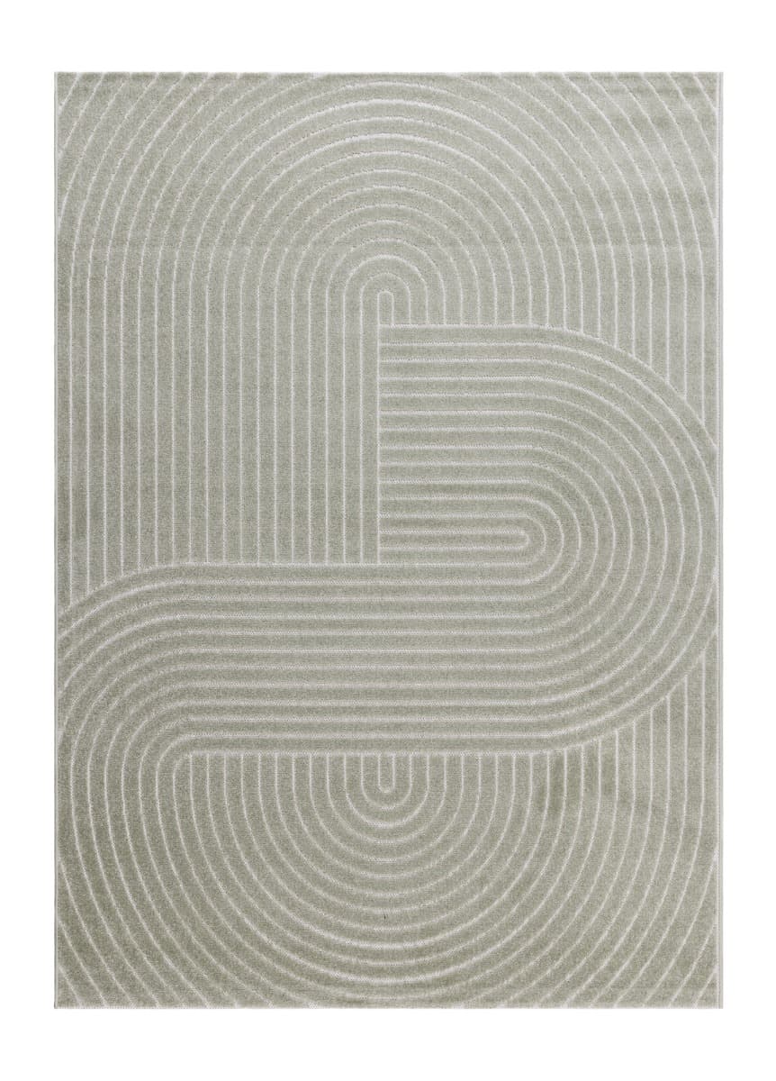 Santos Vorm Grön 160x230 cm Inom- och Utomhusmatta