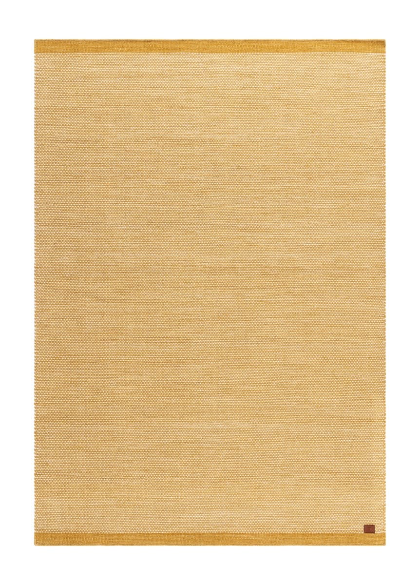Ljusdal Ockragul 160x230 cm Ullmatta