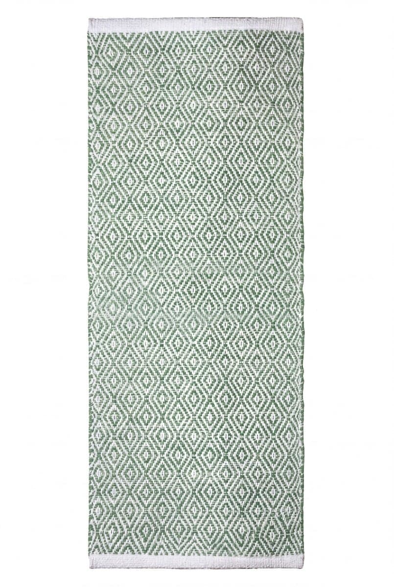 Myrmark Grön 75x270 cm Trasmatta