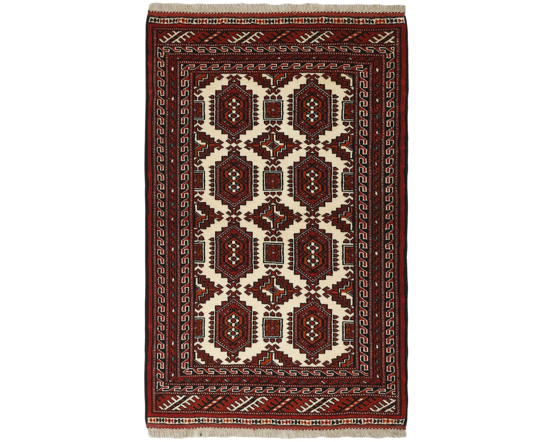 Torkaman Fine orientalisk matta 87 x 137 cm