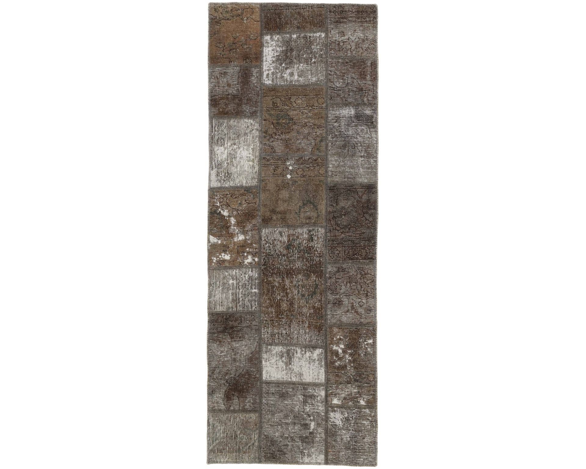 Vintage Patchwork orientalisk matta 72 x 203 cm