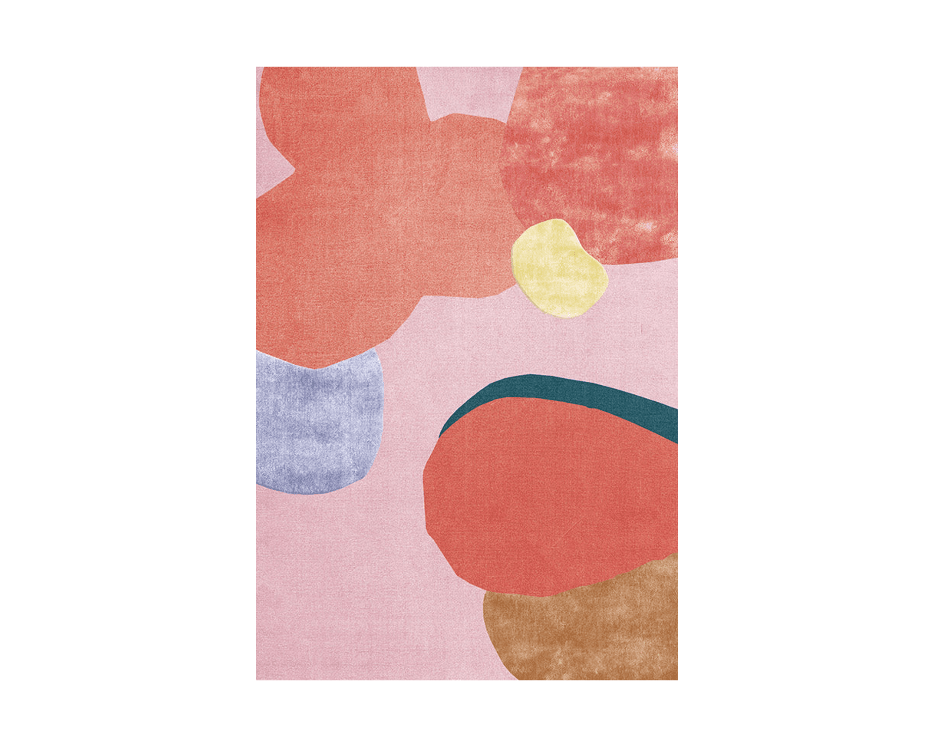 Layered Poppykalas Flower Field matta 250 x 350 cm