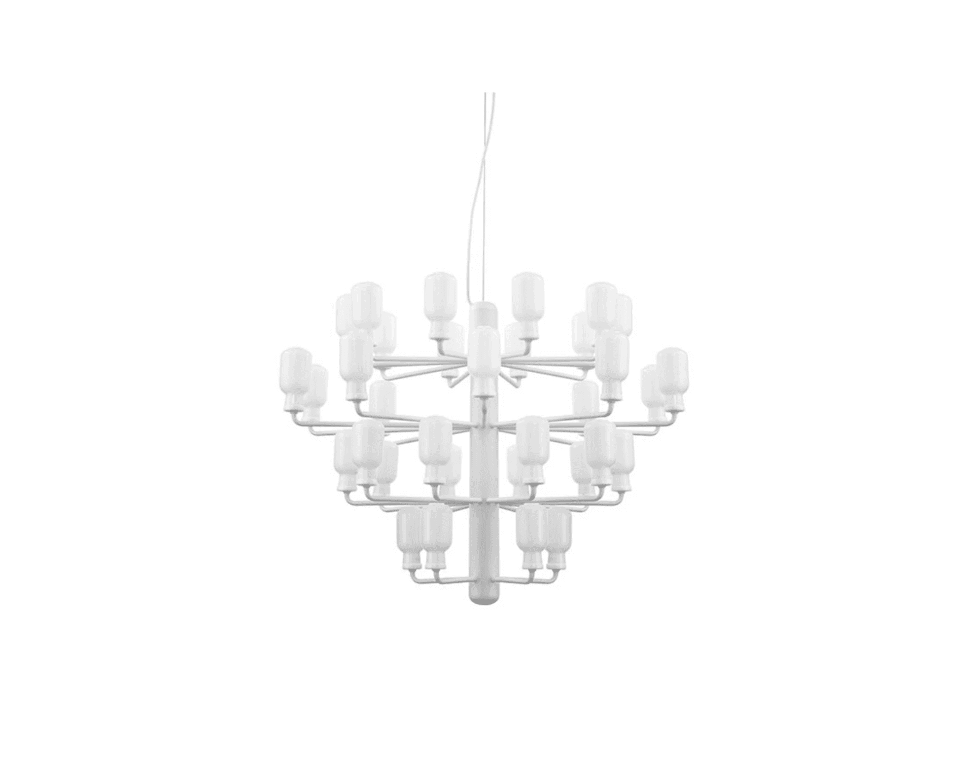 Normann Copenhagen Amp Large ljuskrona vit