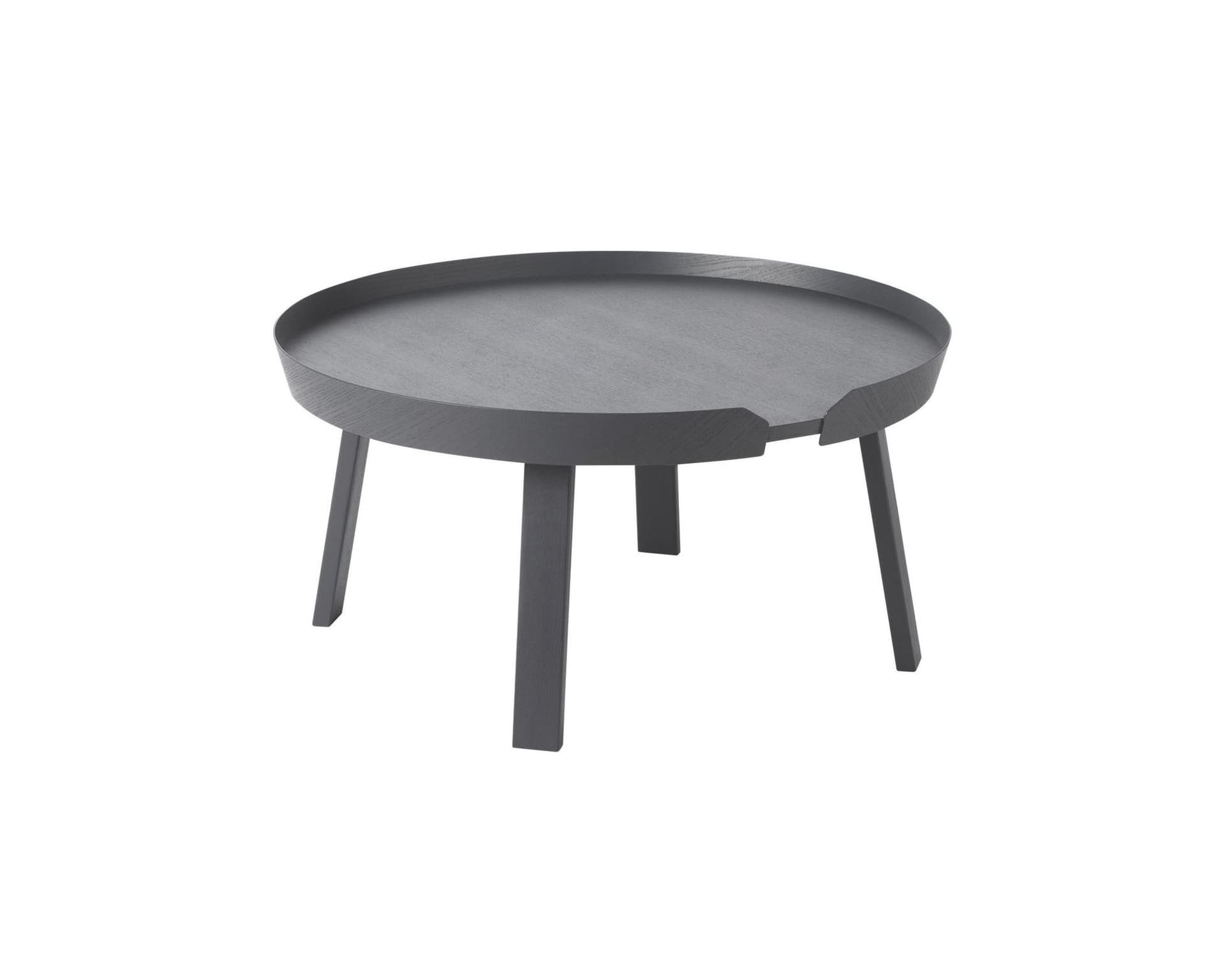 Muuto Around soffbord  ø 72 cm antracit