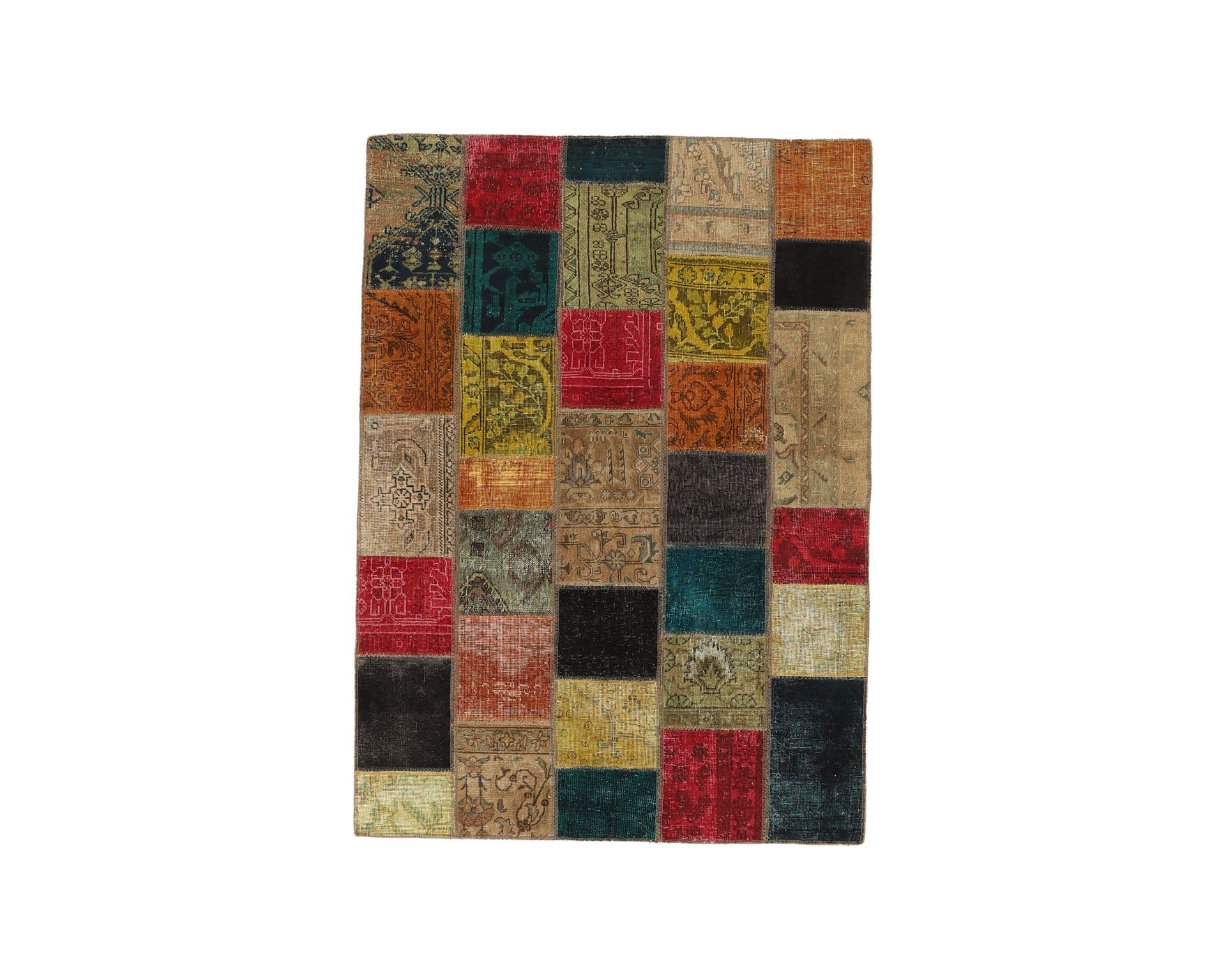 Vintage Patchwork orientalisk matta 147 x 200 cm