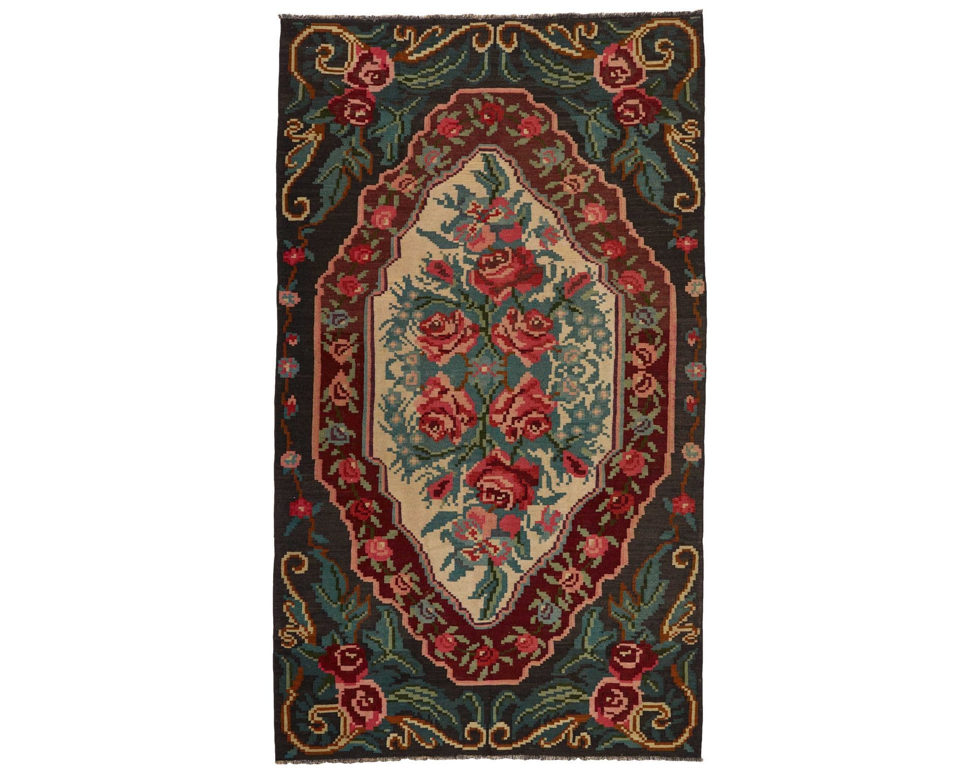 Rose Kelim orientalisk matta 179 x 308 cm