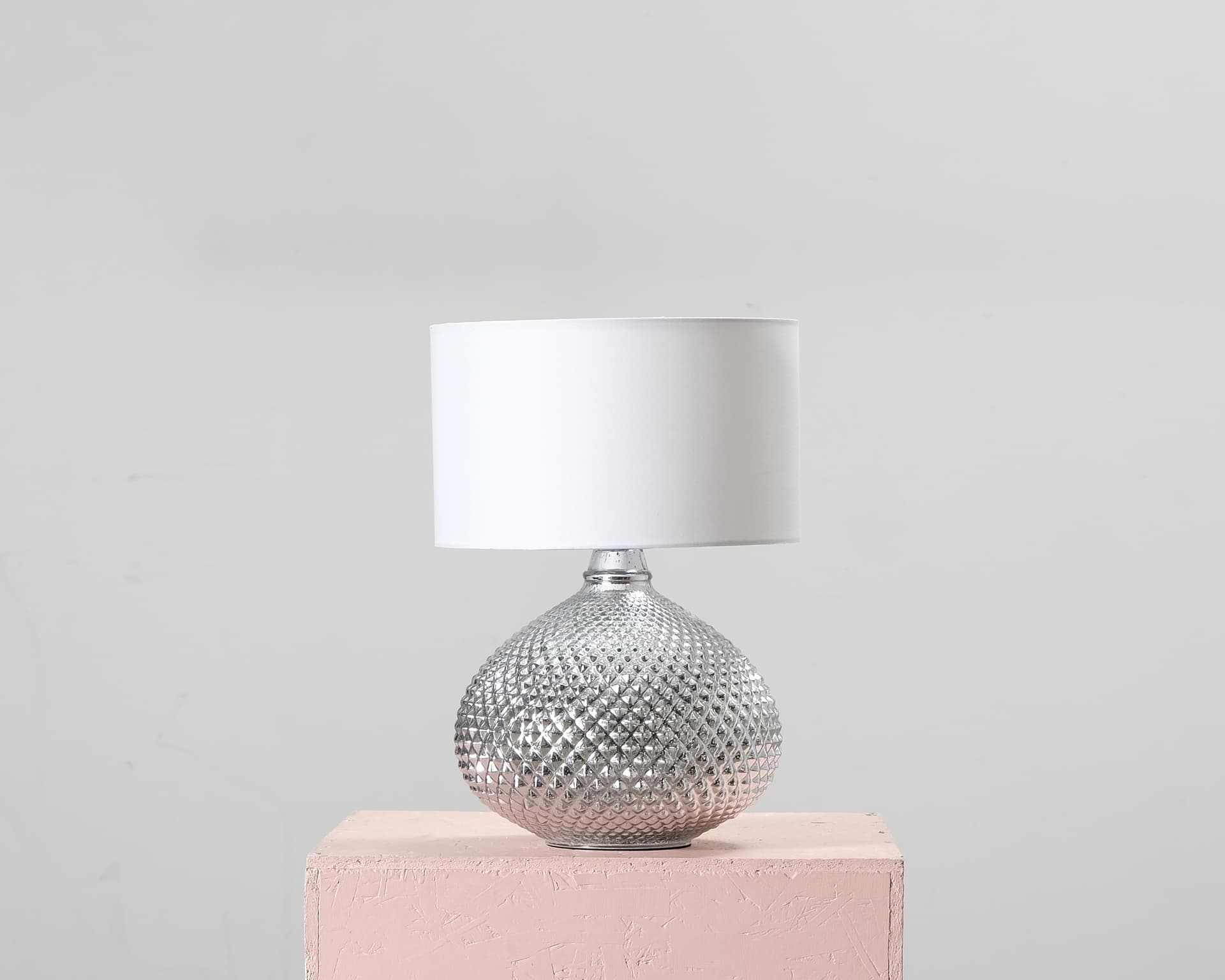 Madon bordslampa silver