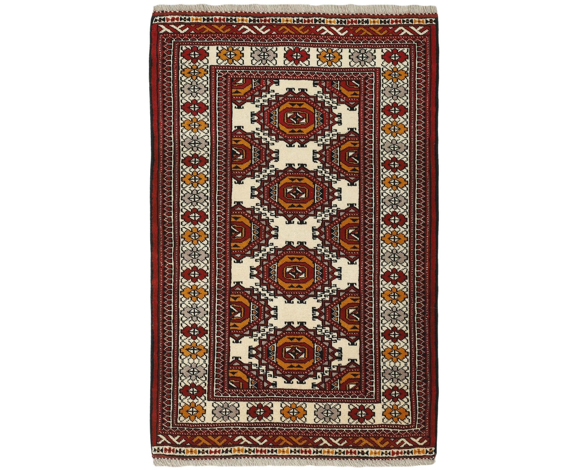 Torkaman Fine orientalisk matta 83 x 129 cm