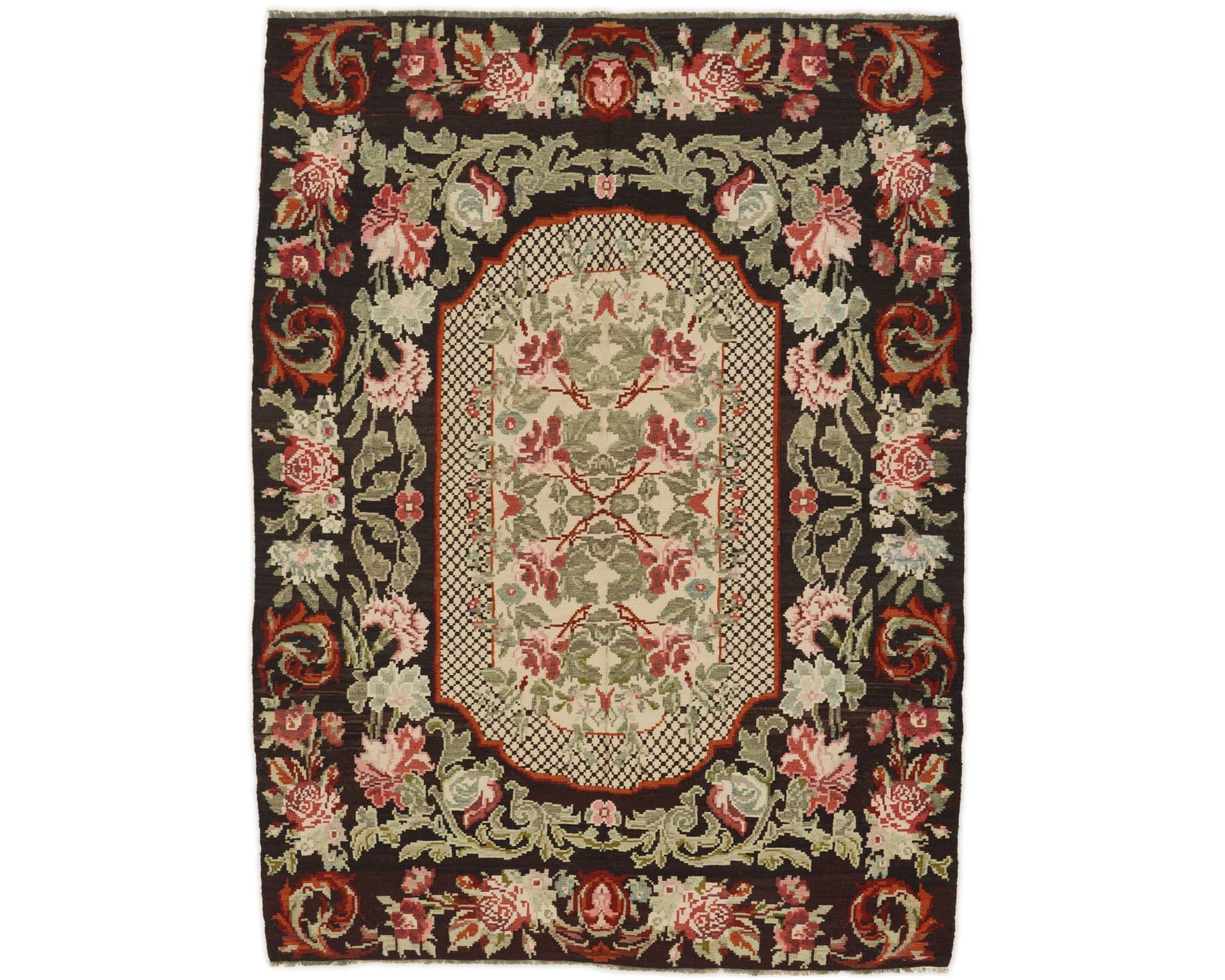Rose Kelim orientalisk matta 190 x 253 cm