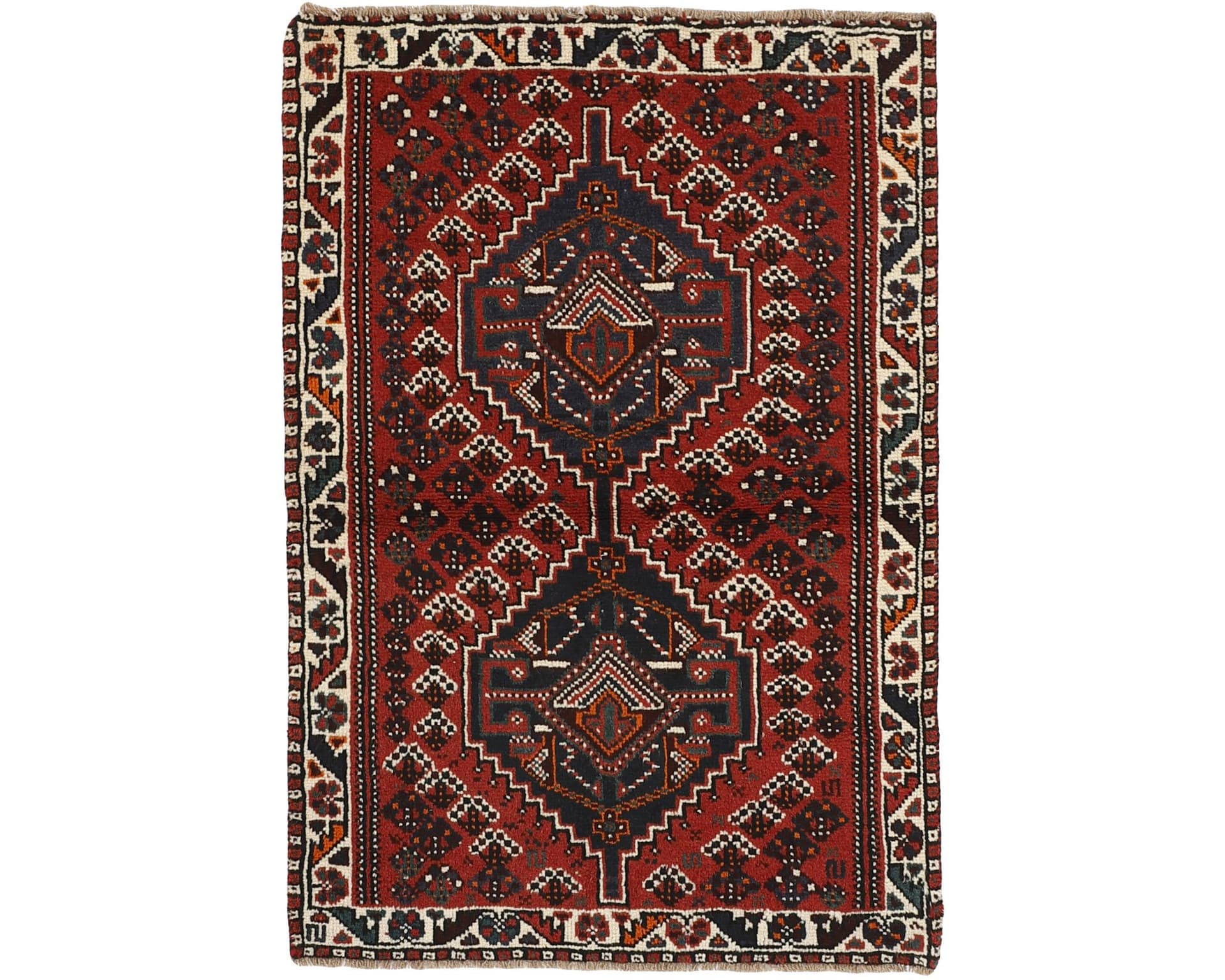 Shiraz orientalisk matta 97 x 142 cm