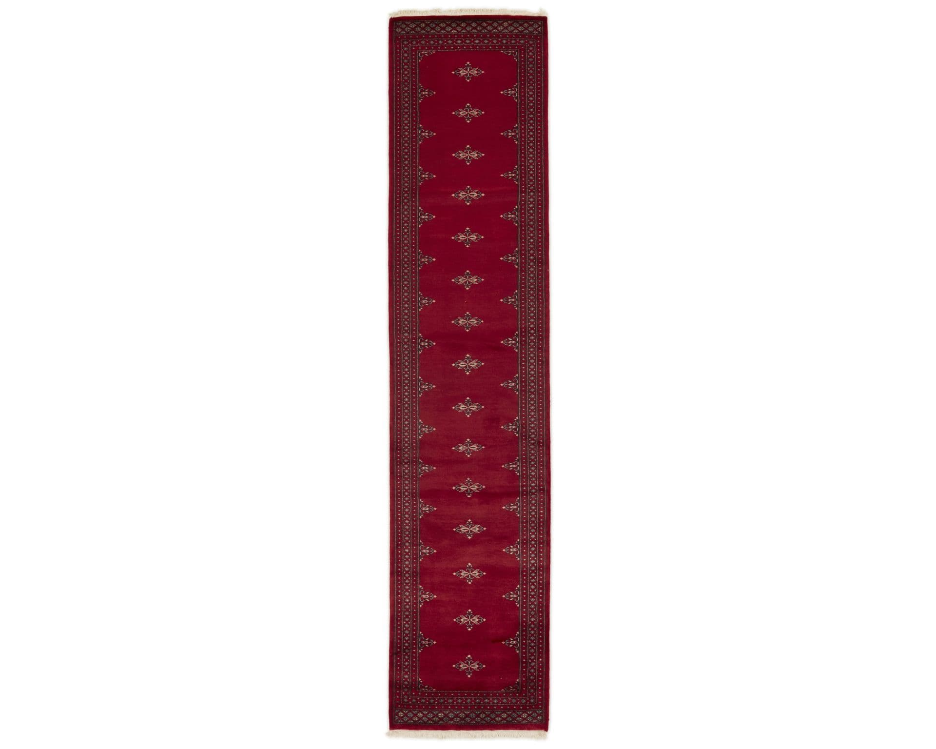 Pakistan handknotted orientalisk matta 79 x 355 cm