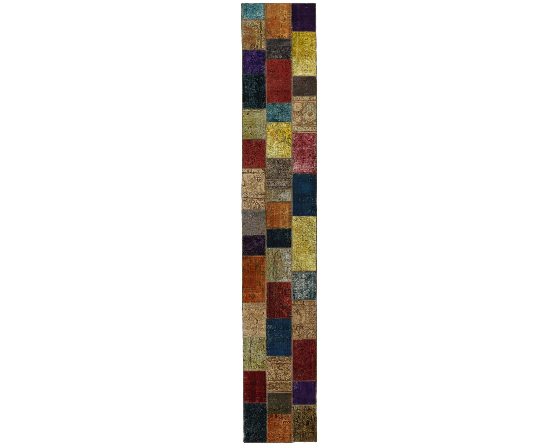 Vintage Patchwork orientalisk matta 82 x 500 cm
