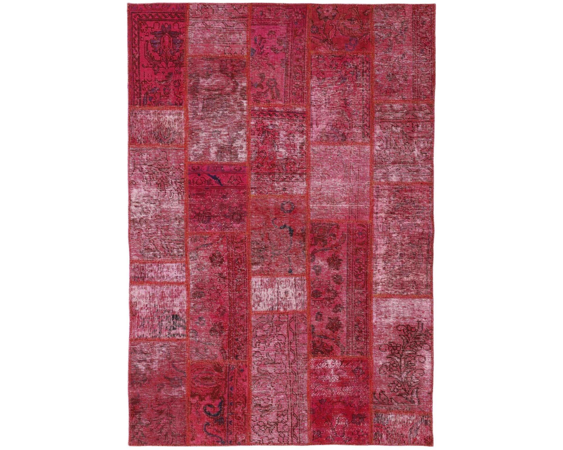 Vintage Patchwork orientalisk matta 143 x 208 cm