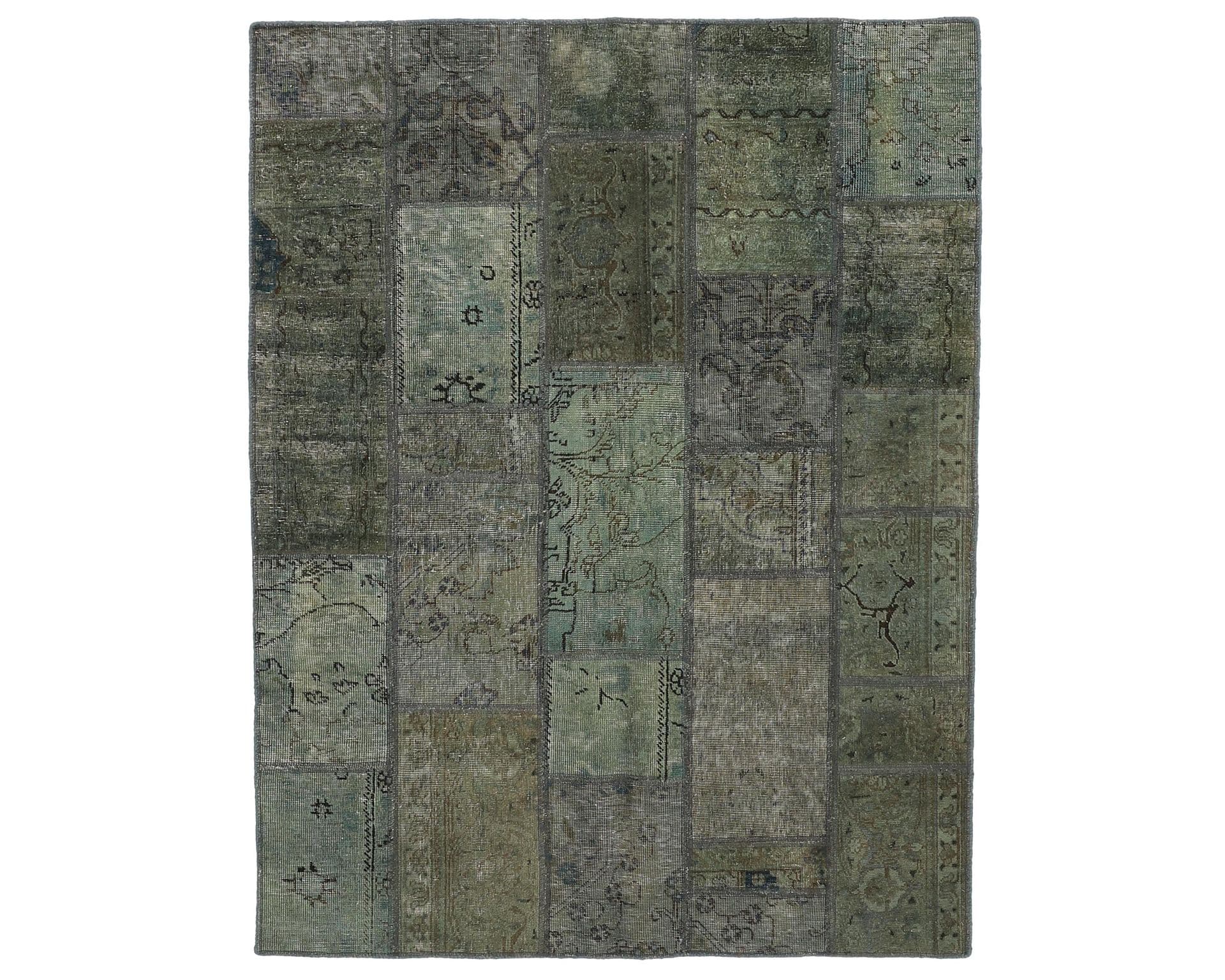 Vintage Patchwork orientalisk matta 145 x 197 cm