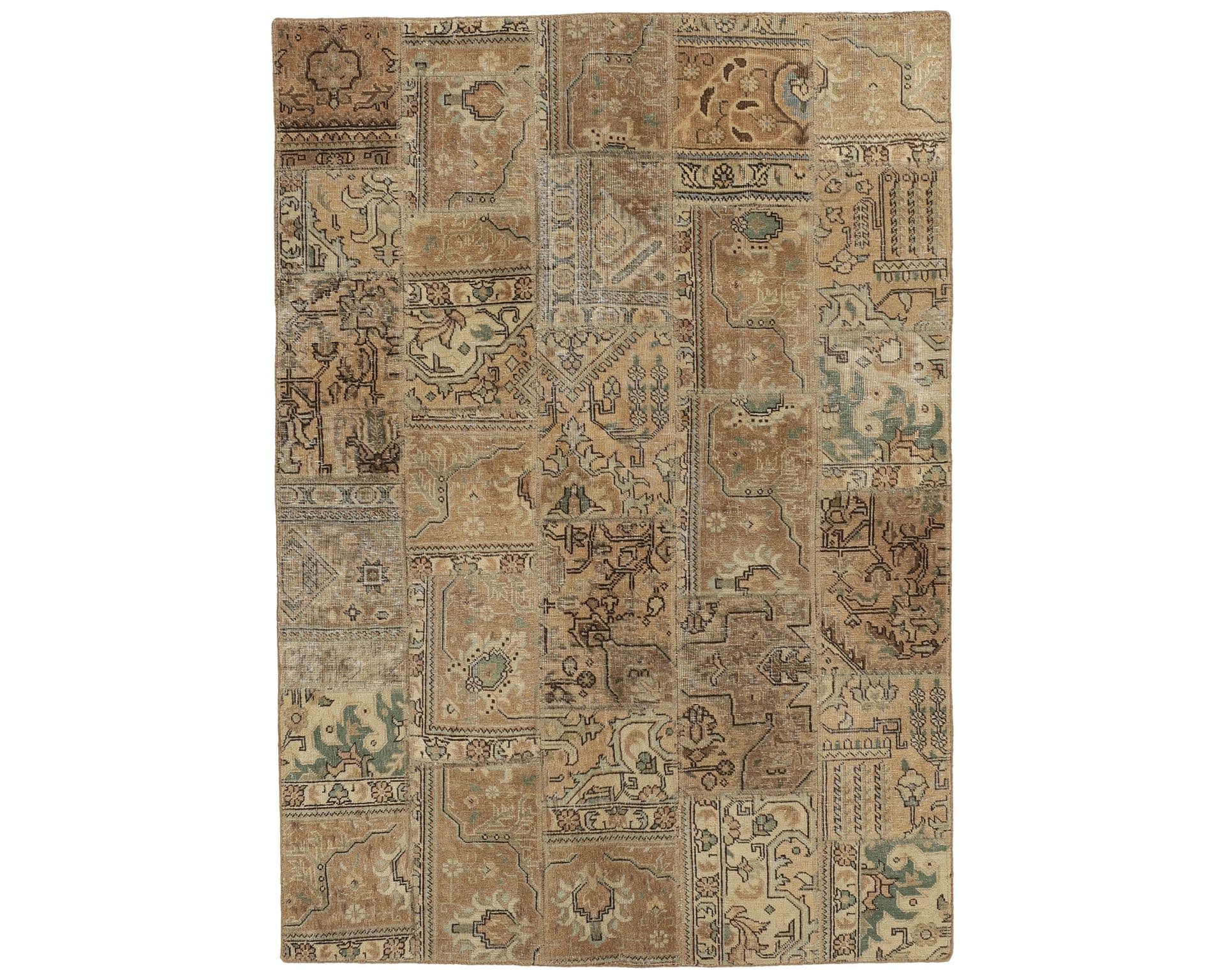 Vintage Patchwork orientalisk matta 146 x 207 cm