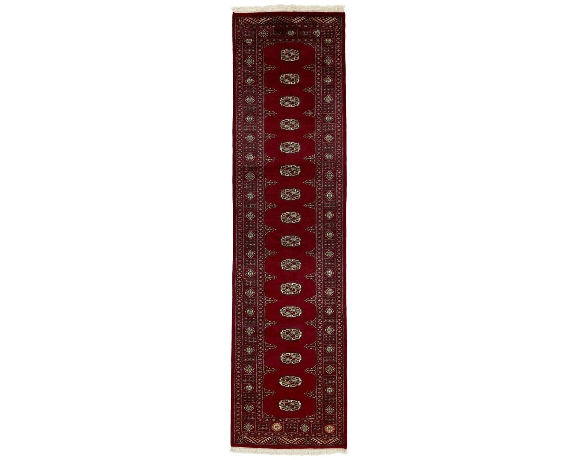 Pakistan handknotted orientalisk matta 78 x 298 cm