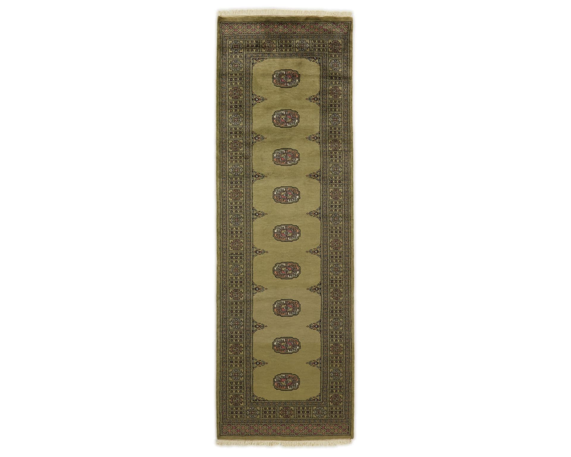 Pakistan handknotted orientalisk matta 79 x 243 cm