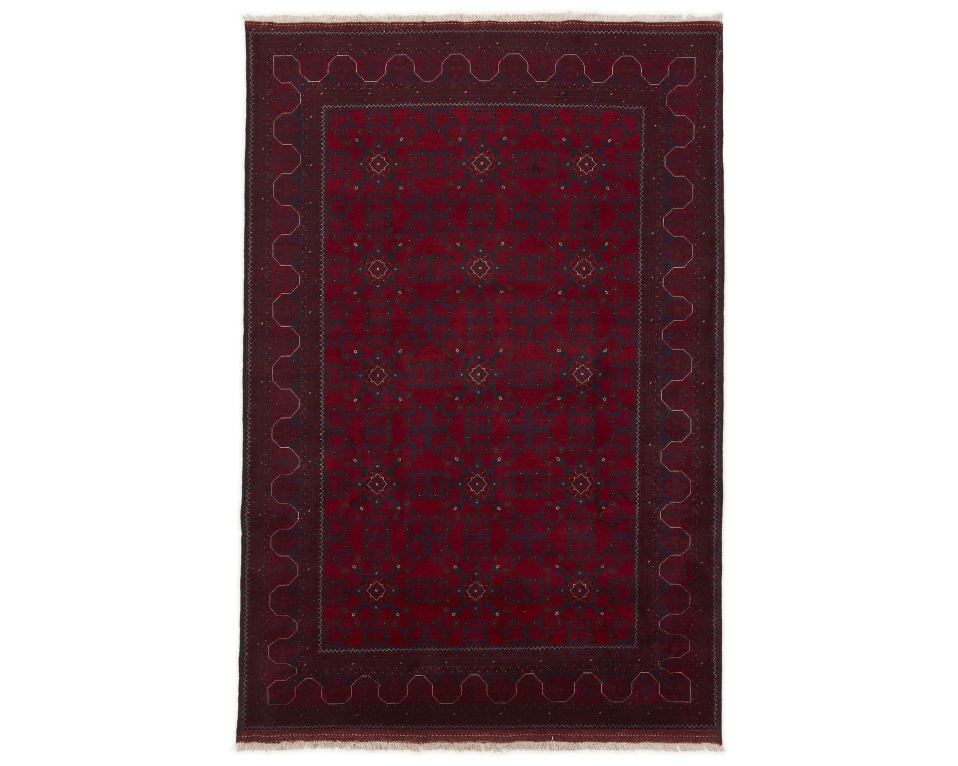 Old Afghan orientalisk matta 205 x 298 cm