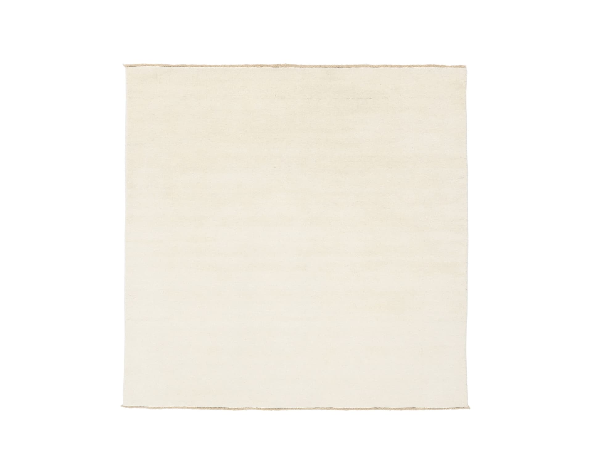 Rugvista Premium Handloom Fringes ullmatta 300 x 300cm benvit