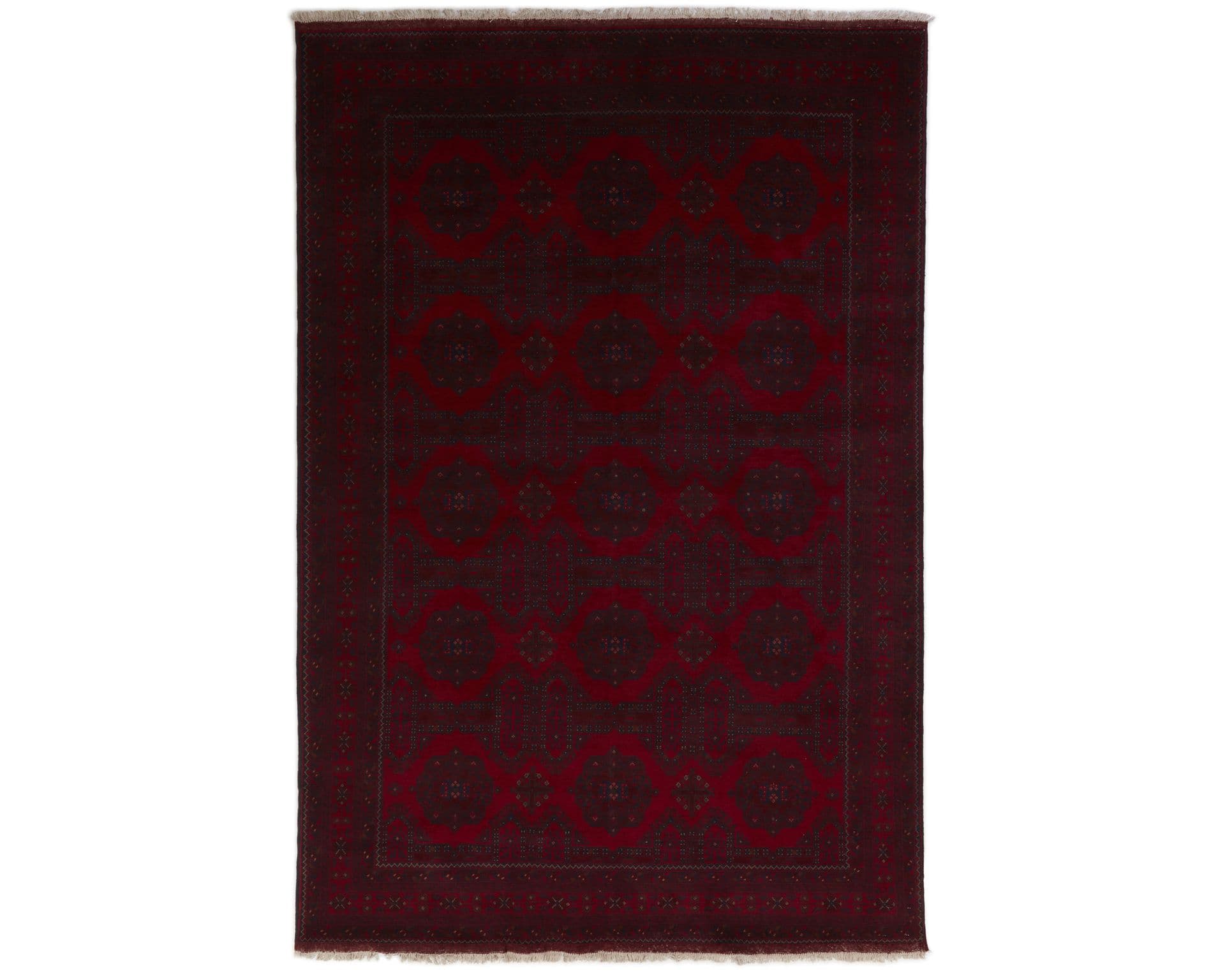 Old Afghan orientalisk matta 203 x 294 cm