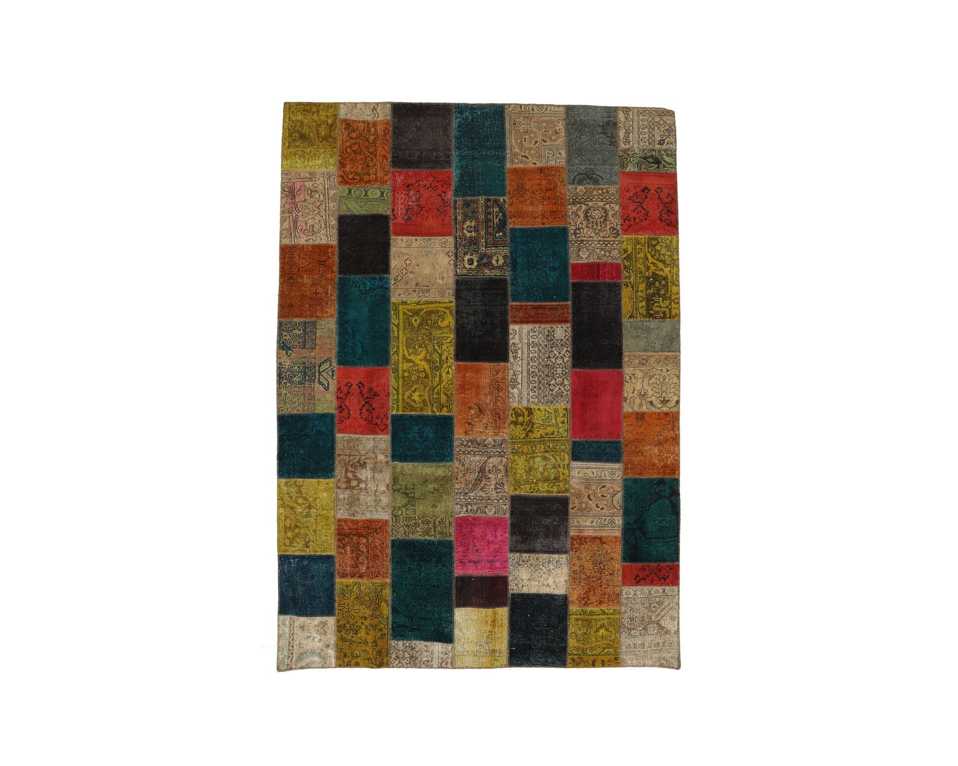 Vintage Patchwork orientalisk matta 252 x 356 cm