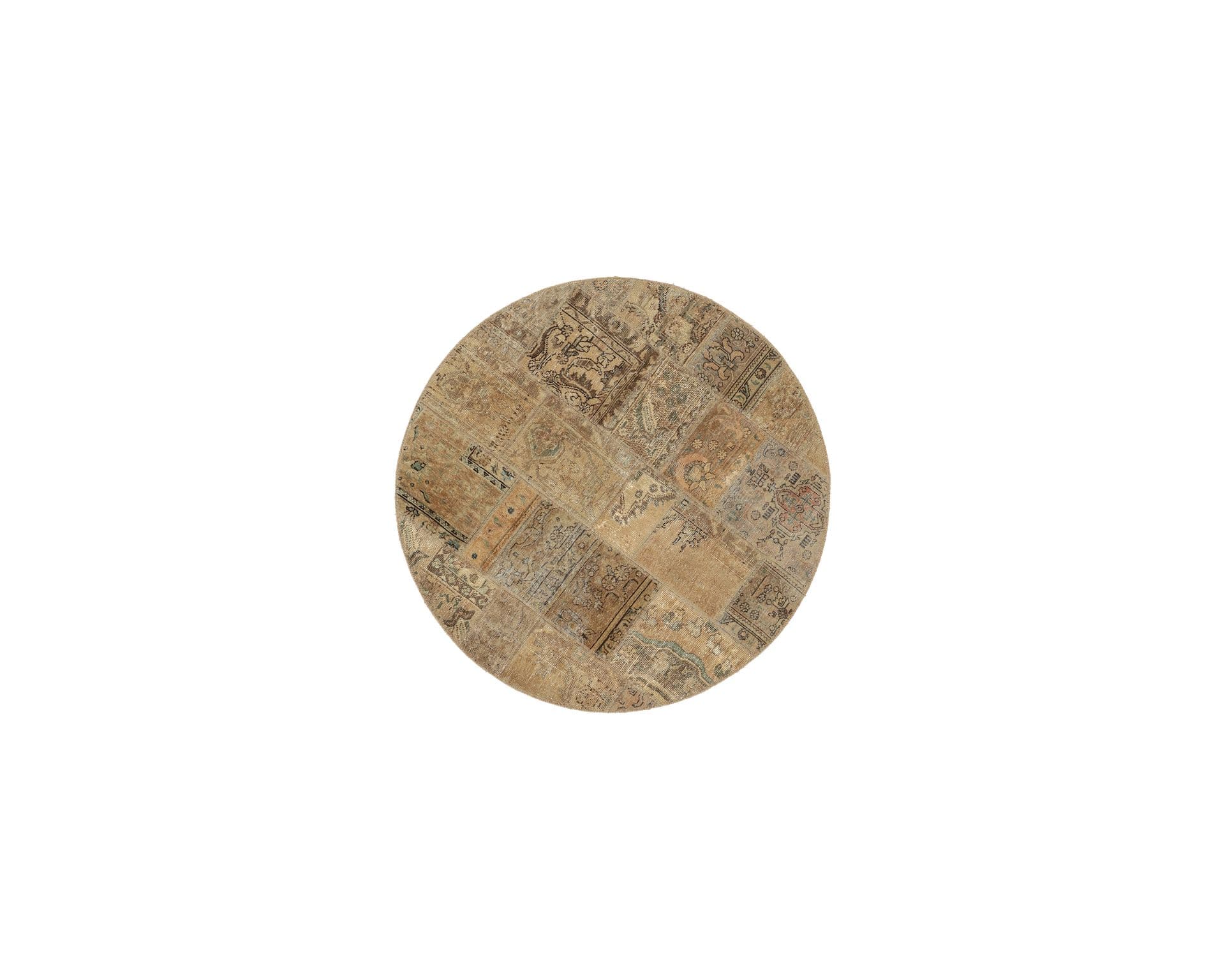 Vintage Patchwork orientalisk matta 150 x 150 cm