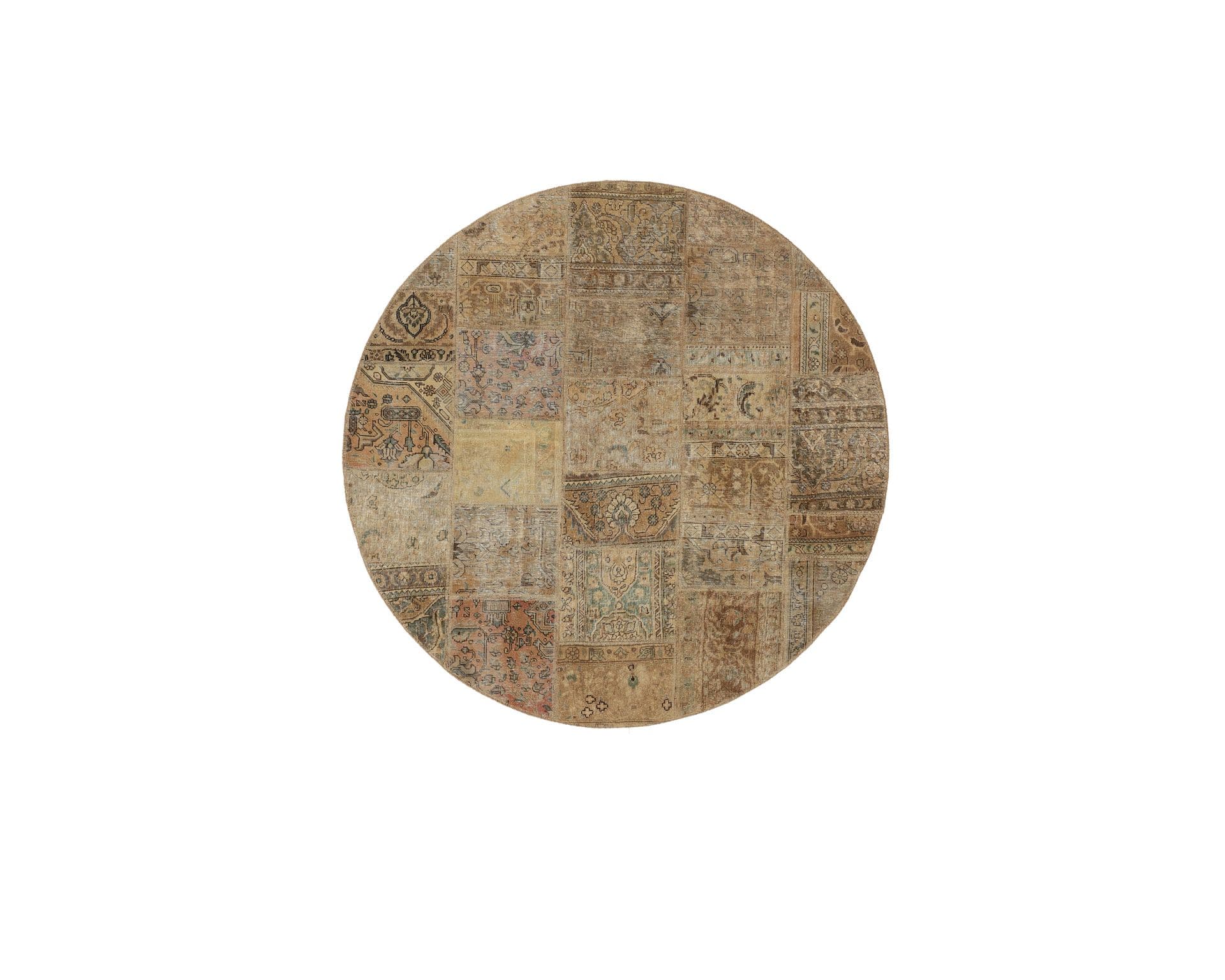 Vintage Patchwork orientalisk matta 200 x 200 cm