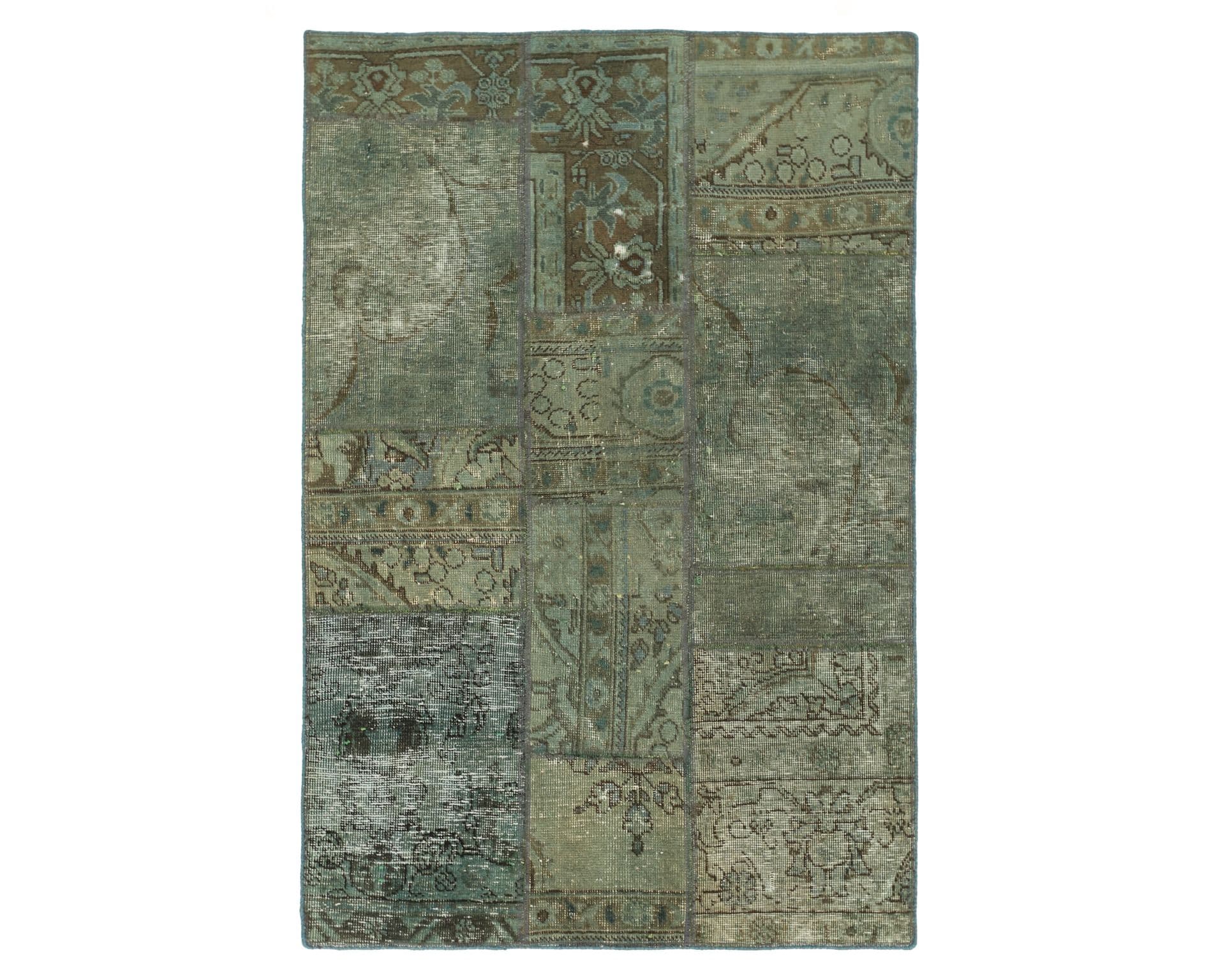 Vintage Patchwork orientalisk matta 105 x 157 cm