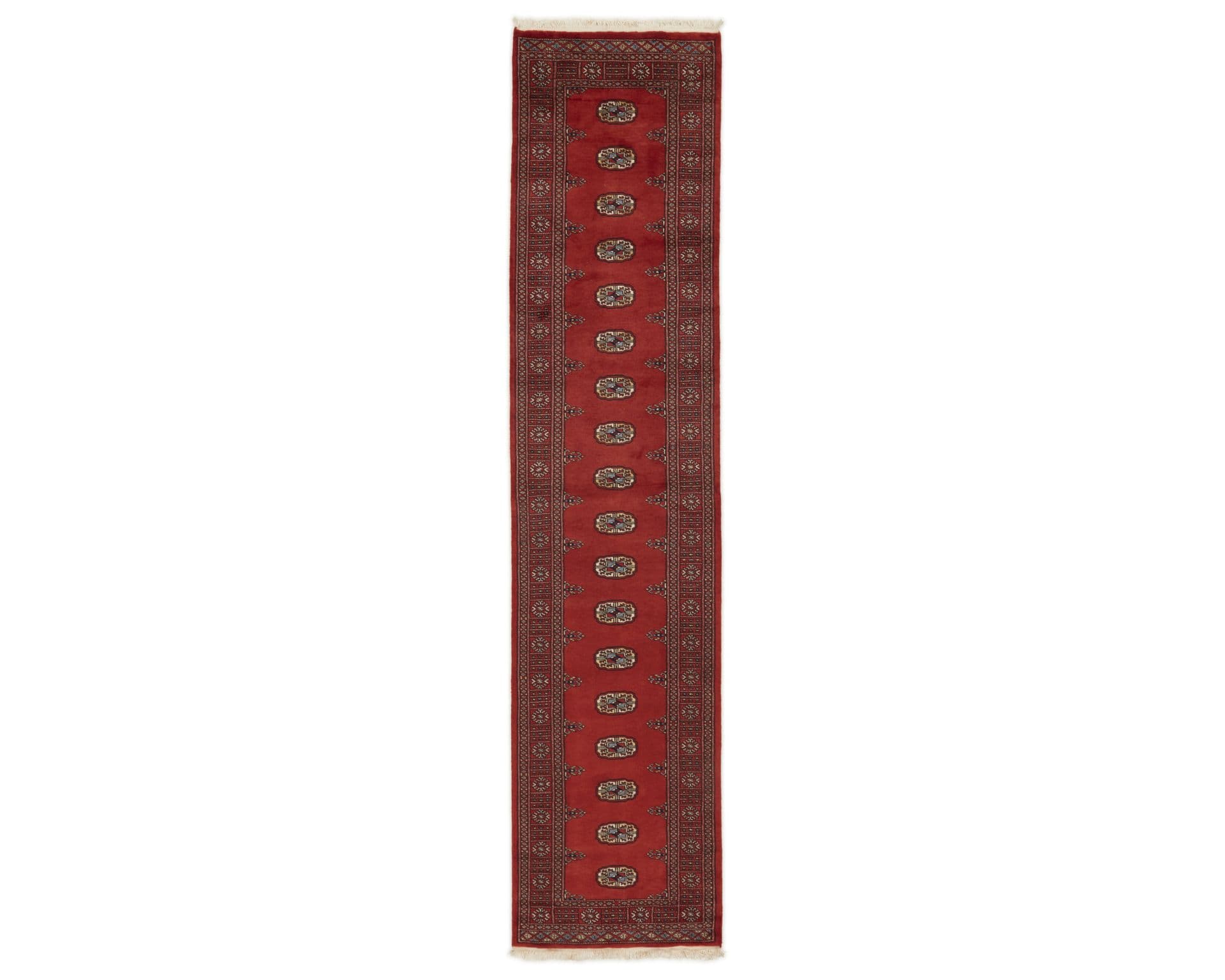 Pakistan handknotted orientalisk matta 80 x 346 cm