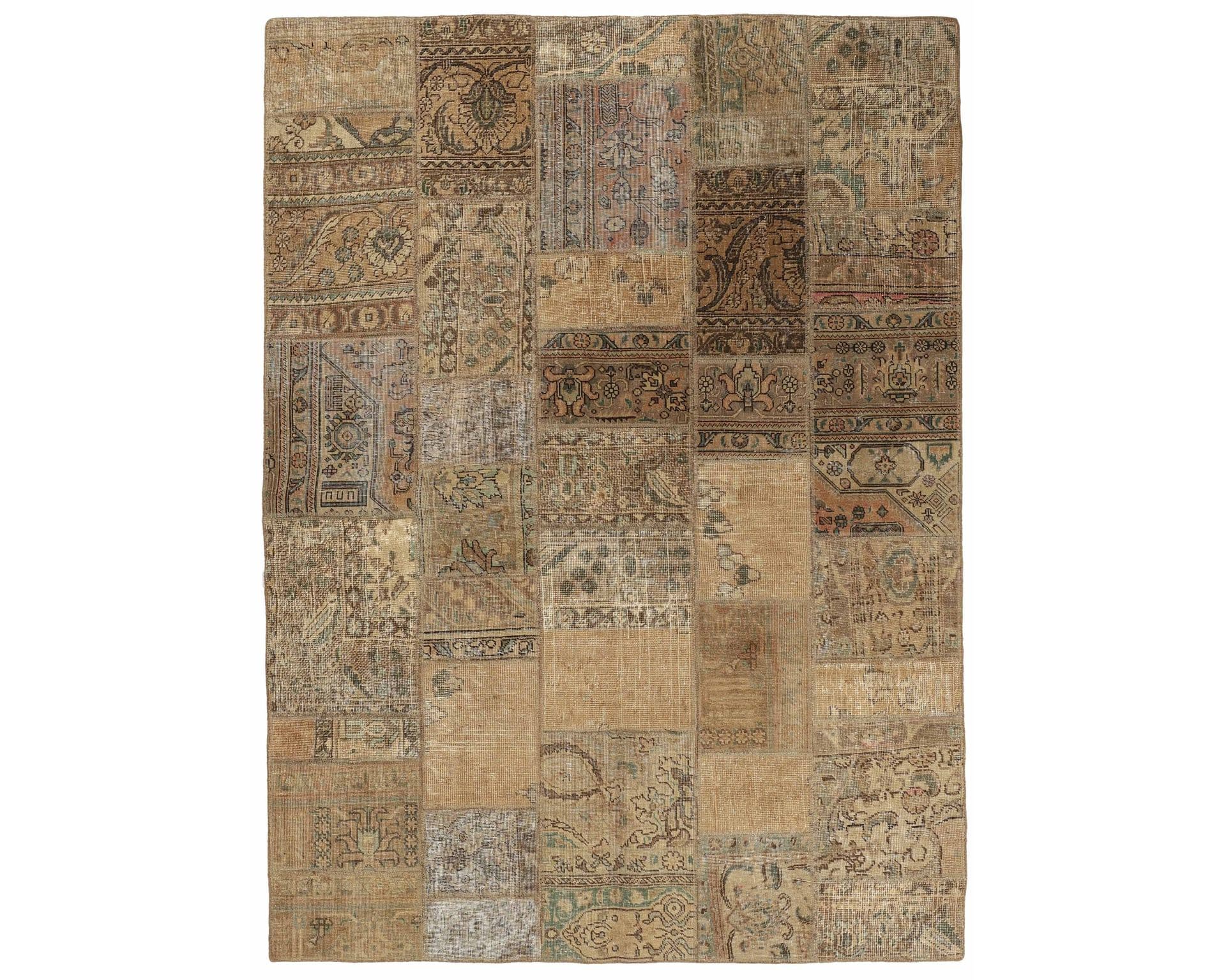 Vintage Patchwork orientalisk matta 177 x 244 cm