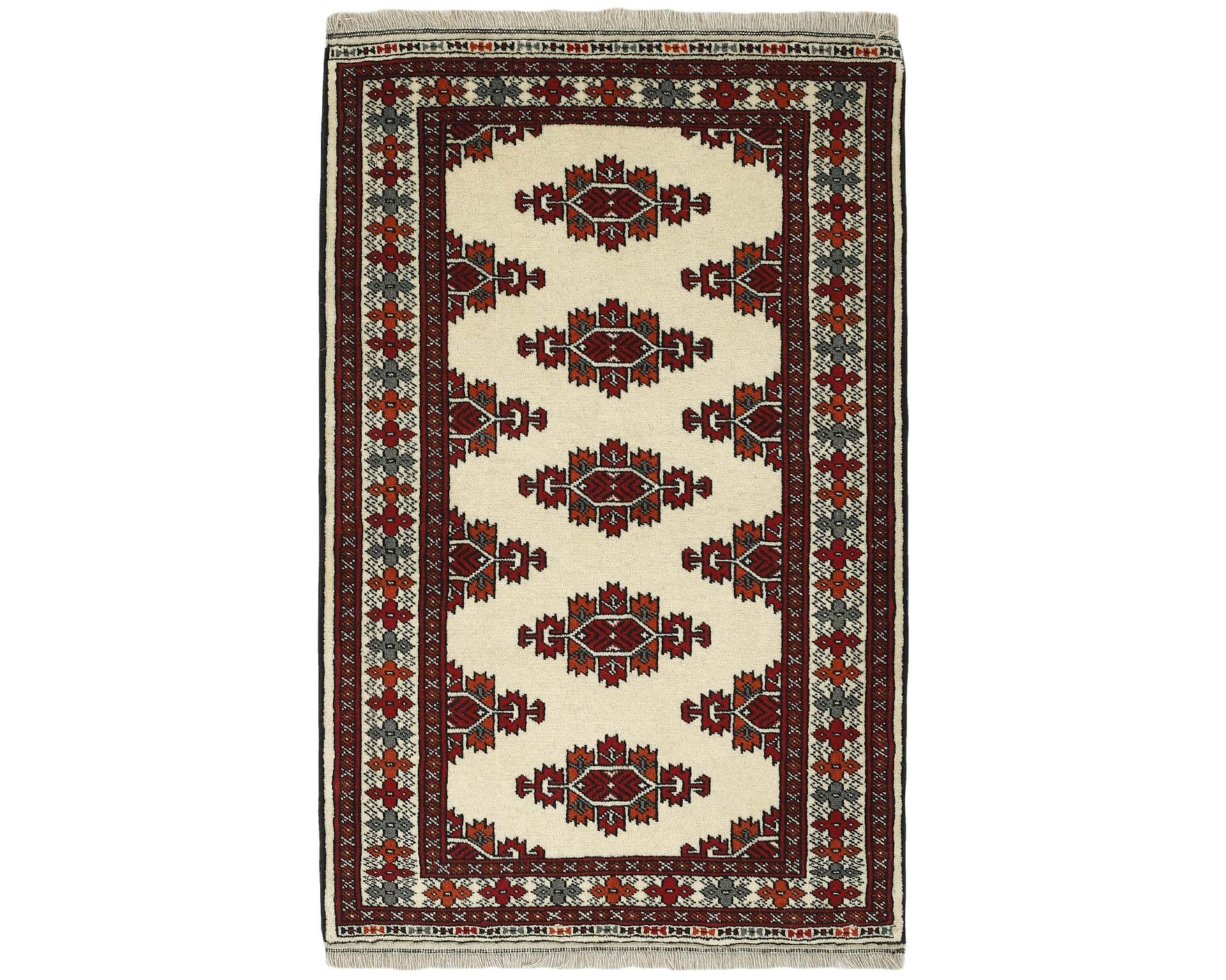 Torkaman Fine orientalisk matta 83 x 127 cm