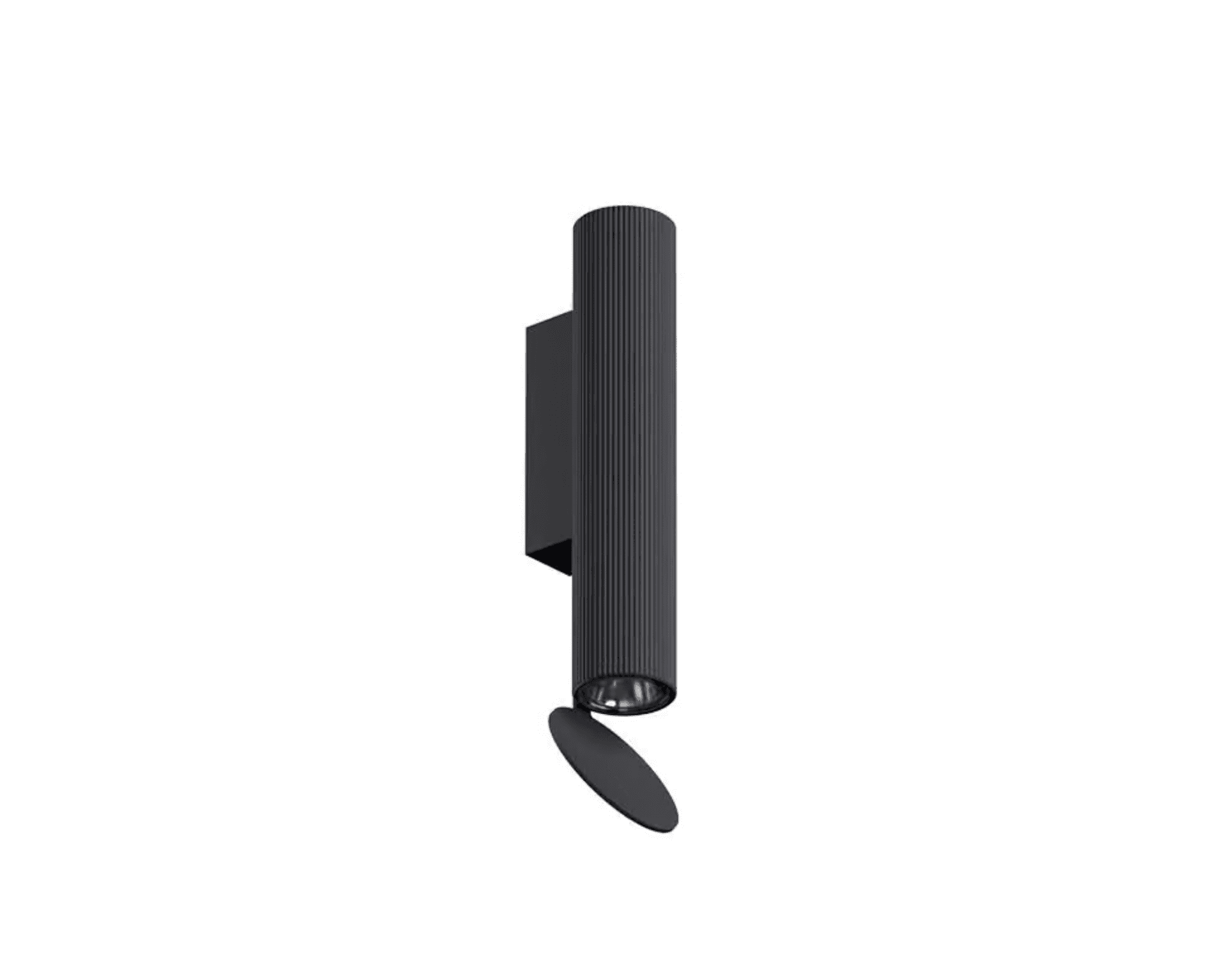 Flos Flauta H225 Riga vägglampa svart