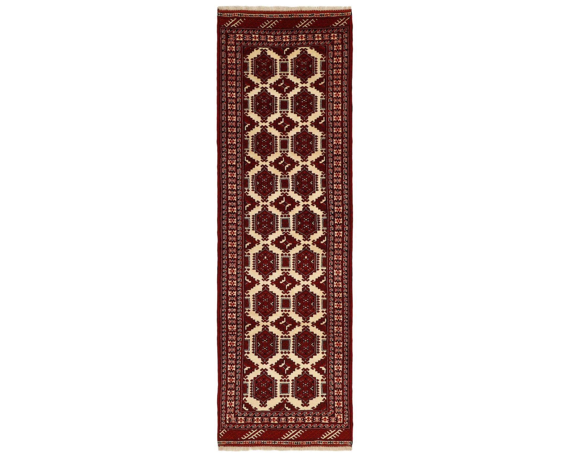 Torkaman Fine orientalisk matta 85 x 290 cm
