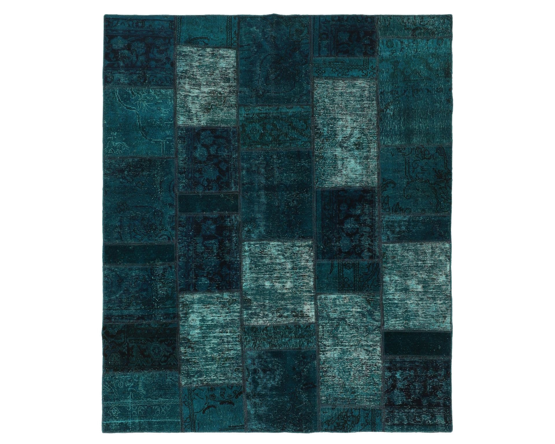 Vintage Patchwork orientalisk matta 209 x 250 cm