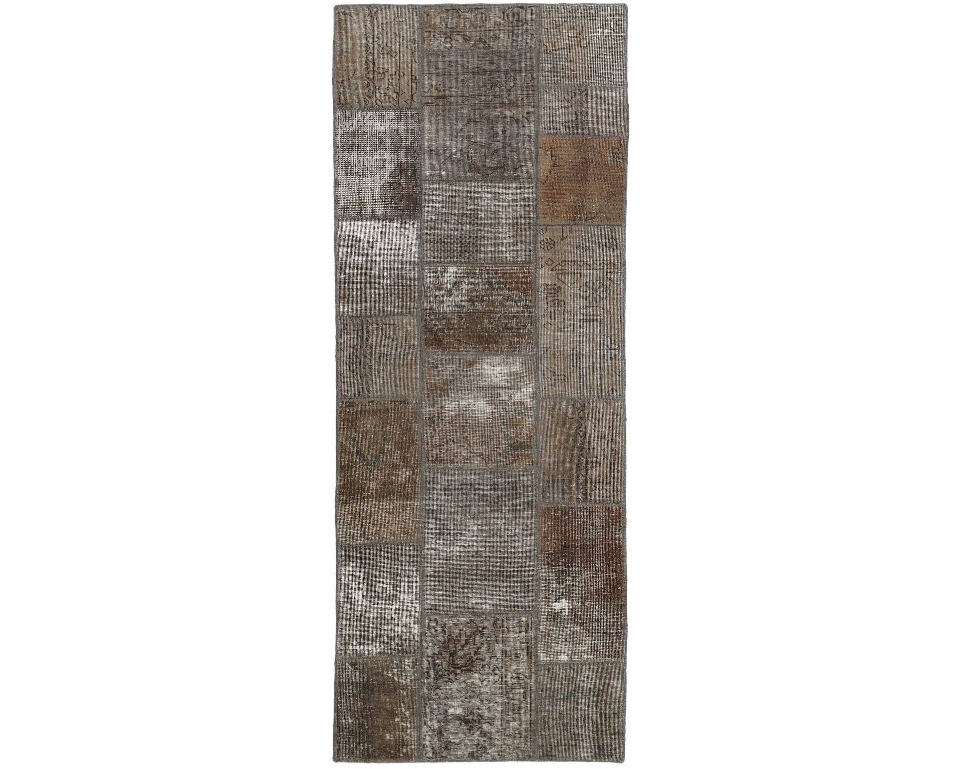 Vintage Patchwork orientalisk matta 74 x 205 cm