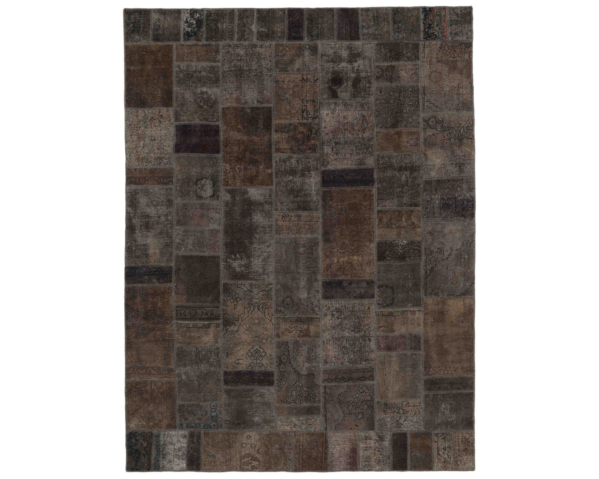 Vintage Patchwork orientalisk matta 254 x 354 cm