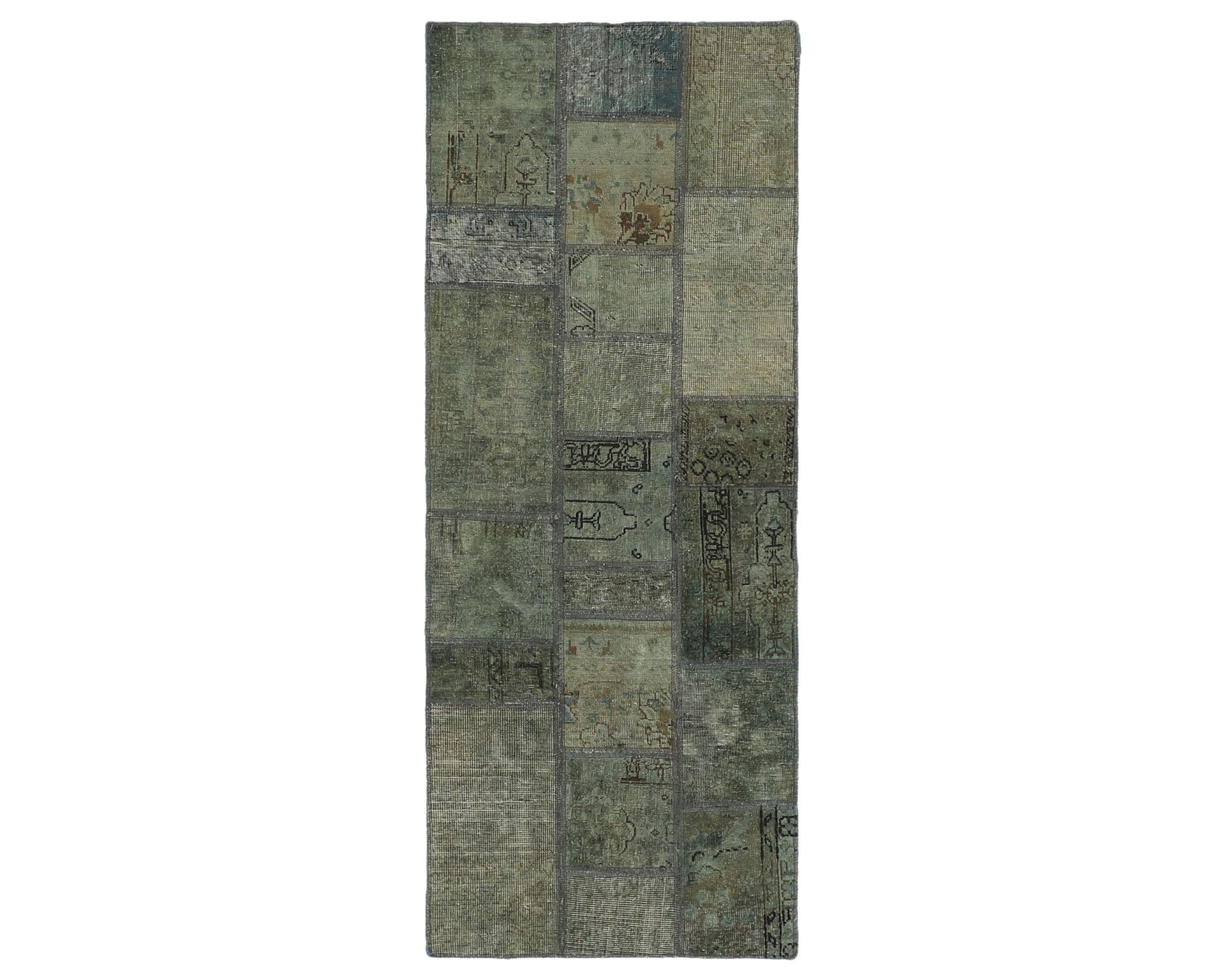 Vintage Patchwork orientalisk matta 79 x 203 cm