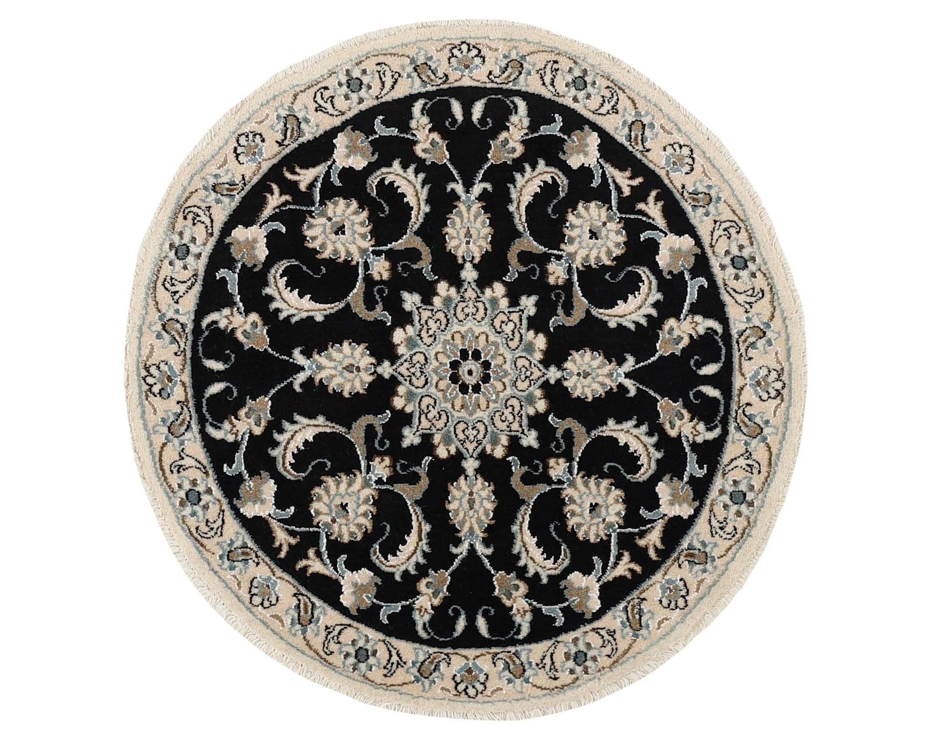 Nain Kashmar orientalisk matta ø 100 cm