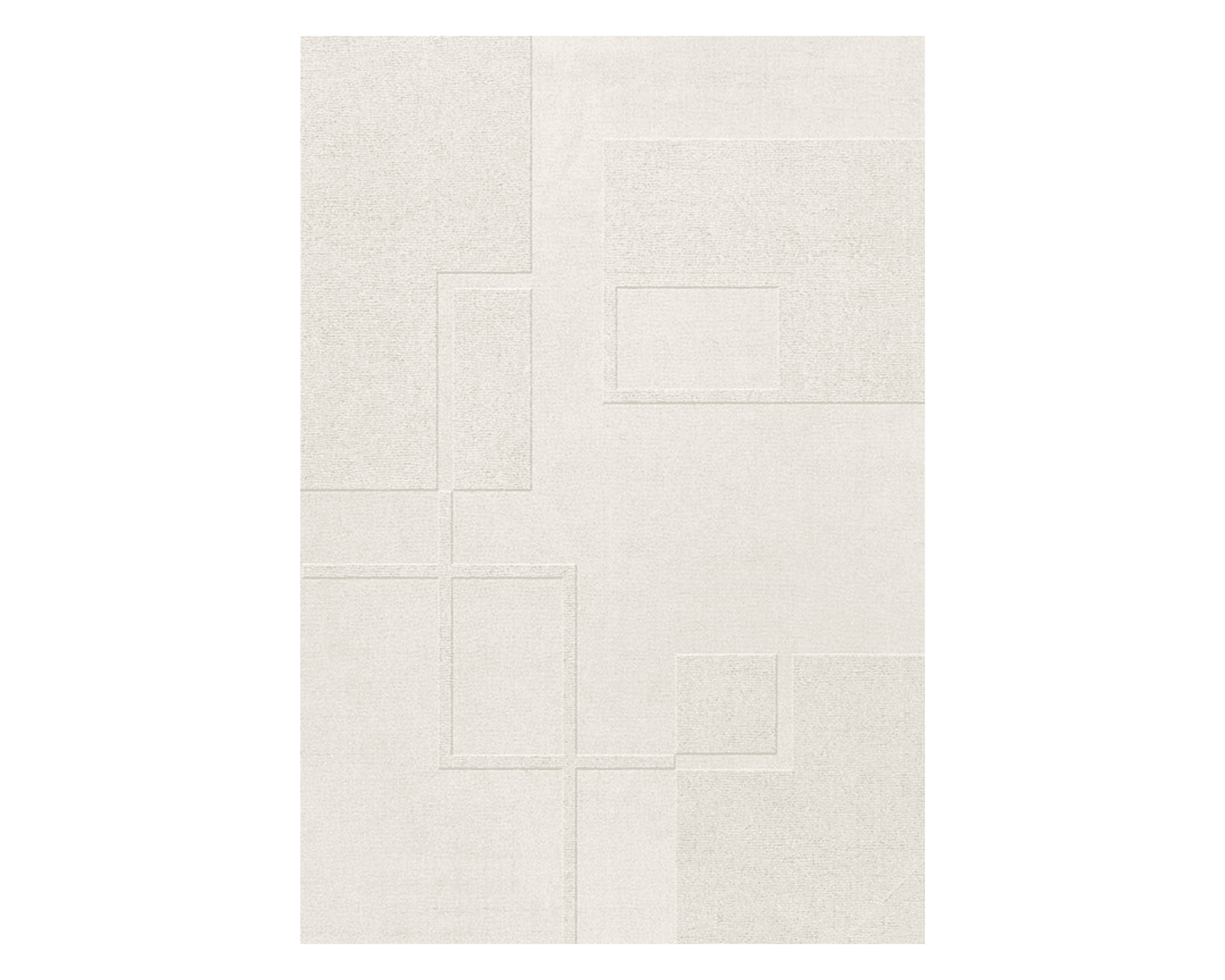 Layered Swedish Grace ullmatta 180 x 270 cm benvit