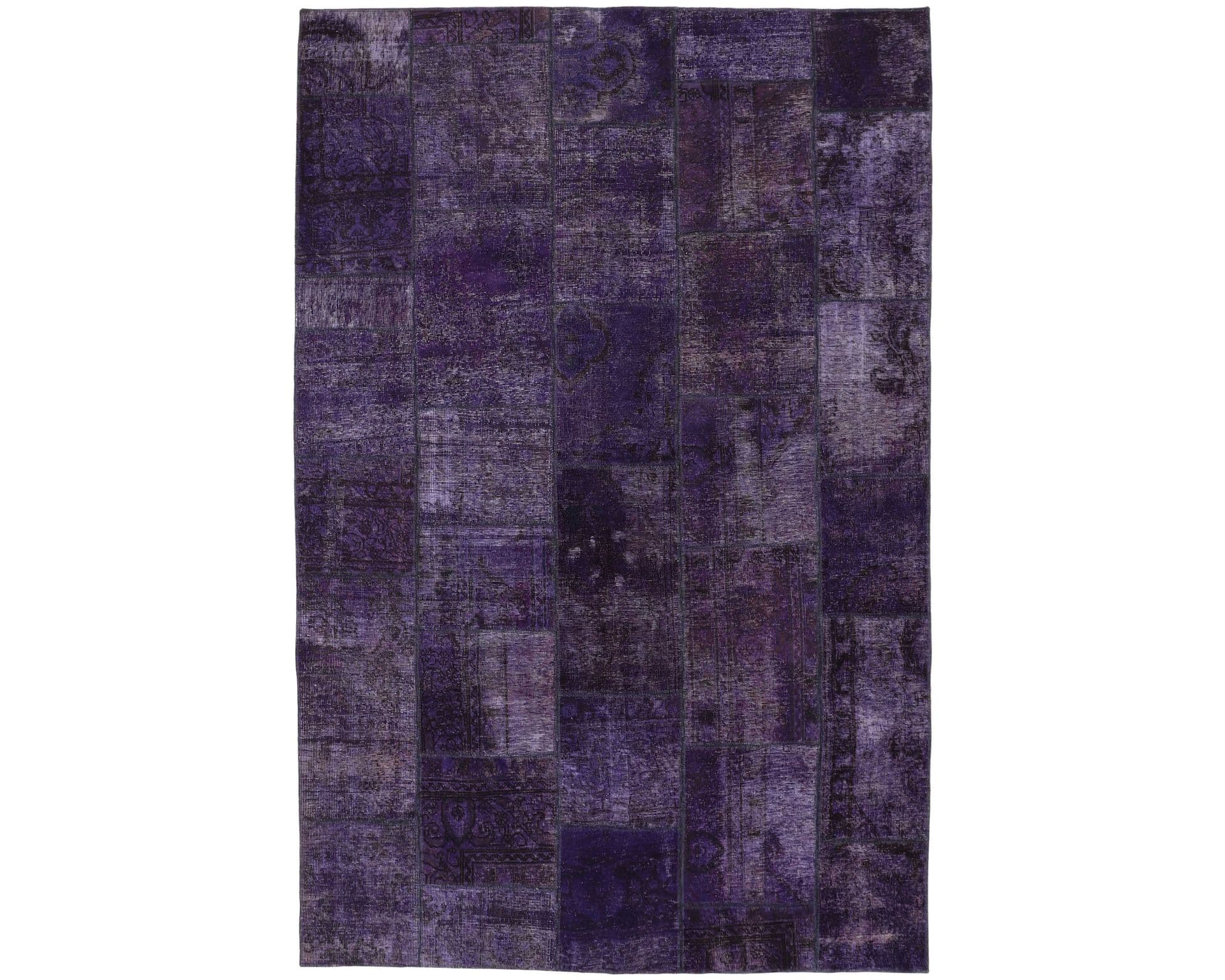 Vintage Patchwork orientalisk matta 199 x 304 cm
