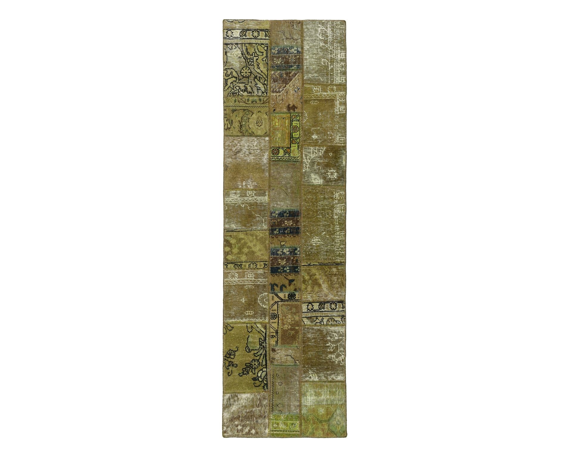 Vintage Patchwork orientalisk matta 76 x 255 cm