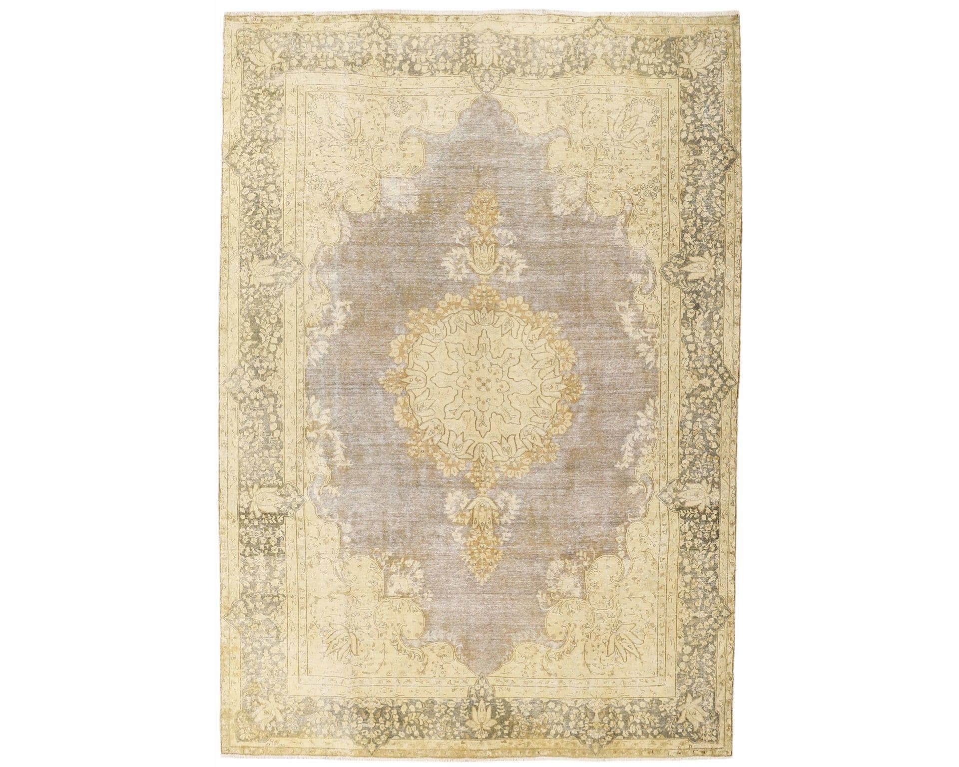 Vintage Kerman orientalisk matta 224 x 319 cm
